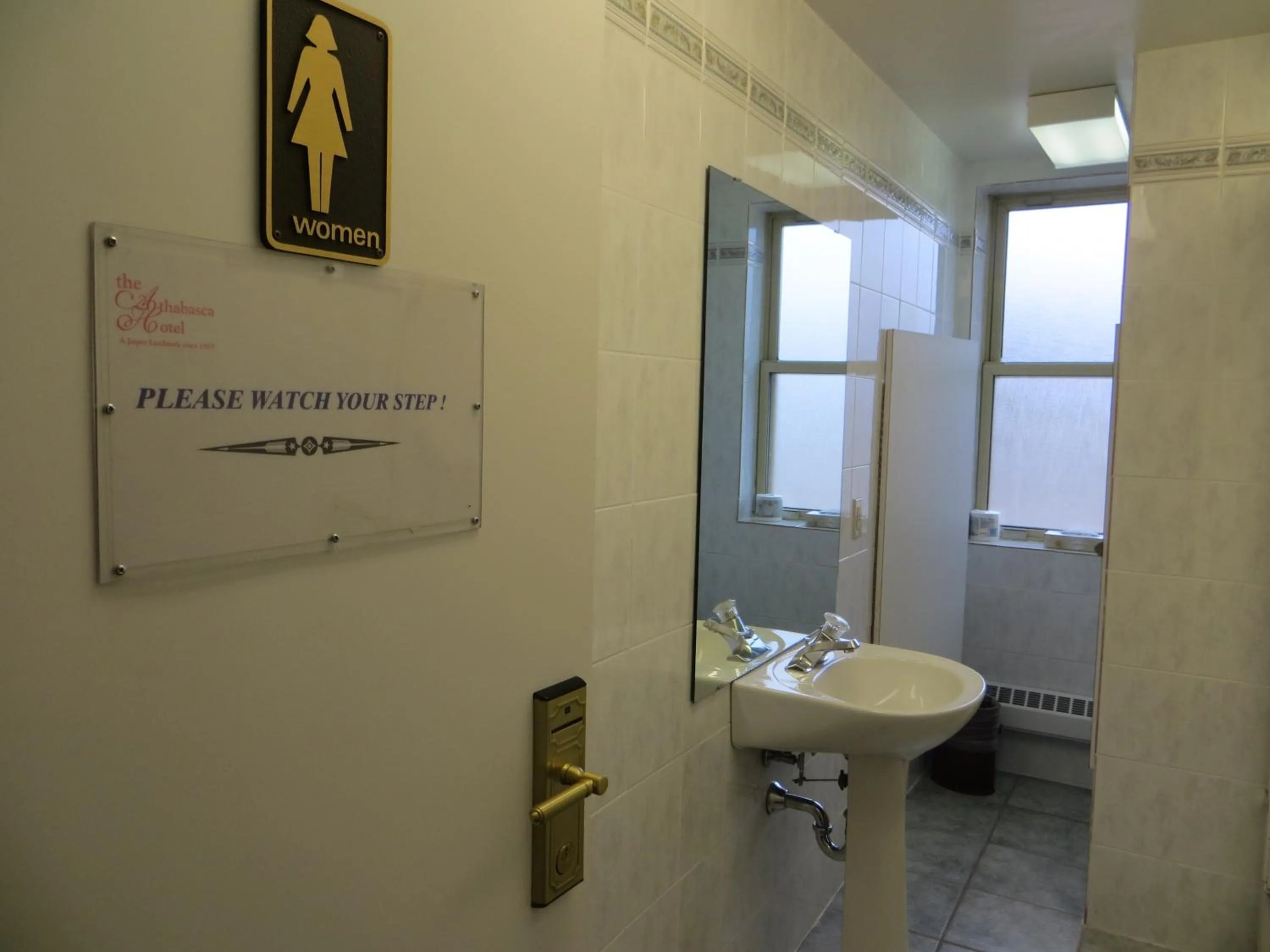 Bathroom in Athabasca Hotel