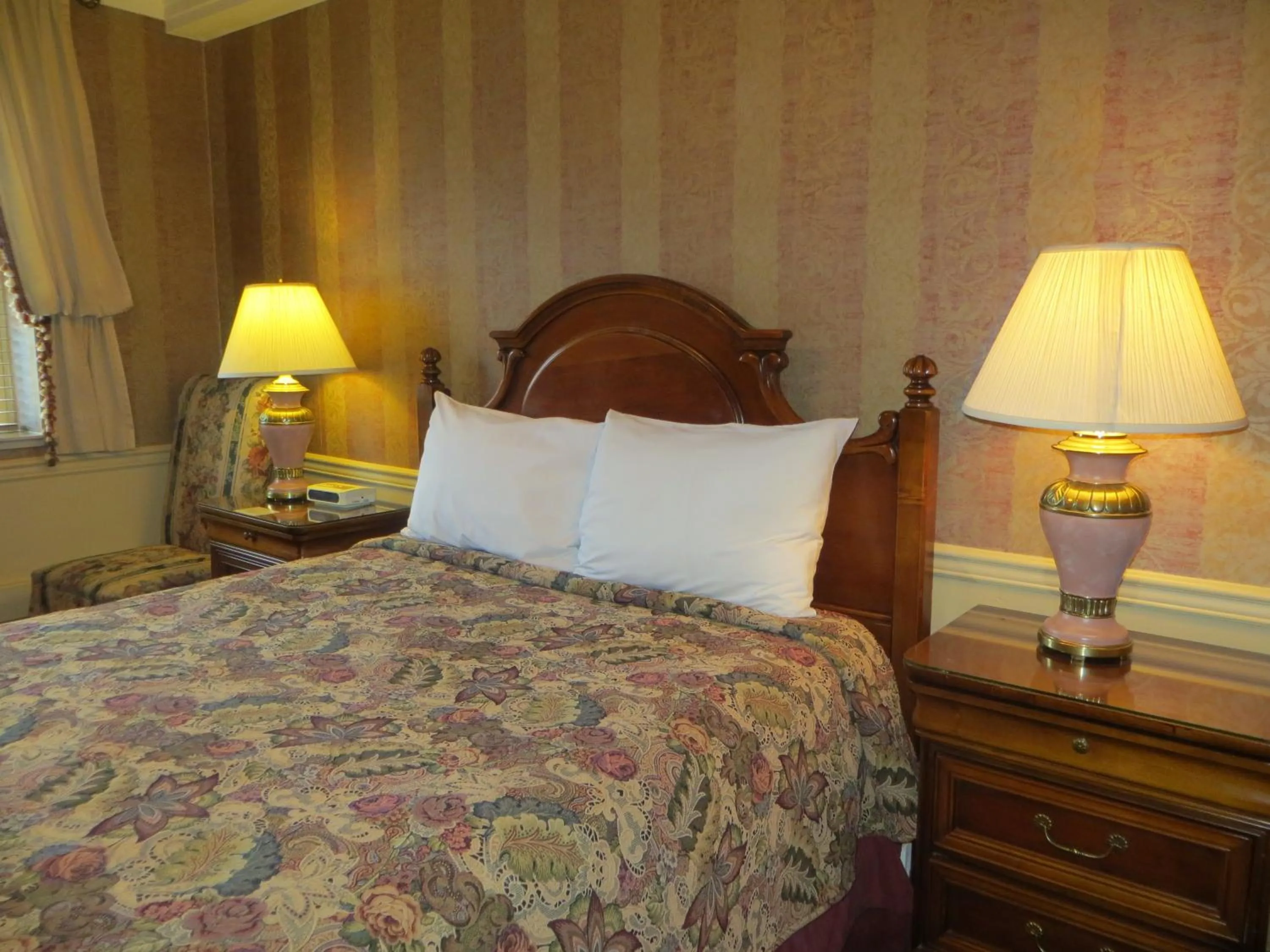 Bed in Athabasca Hotel