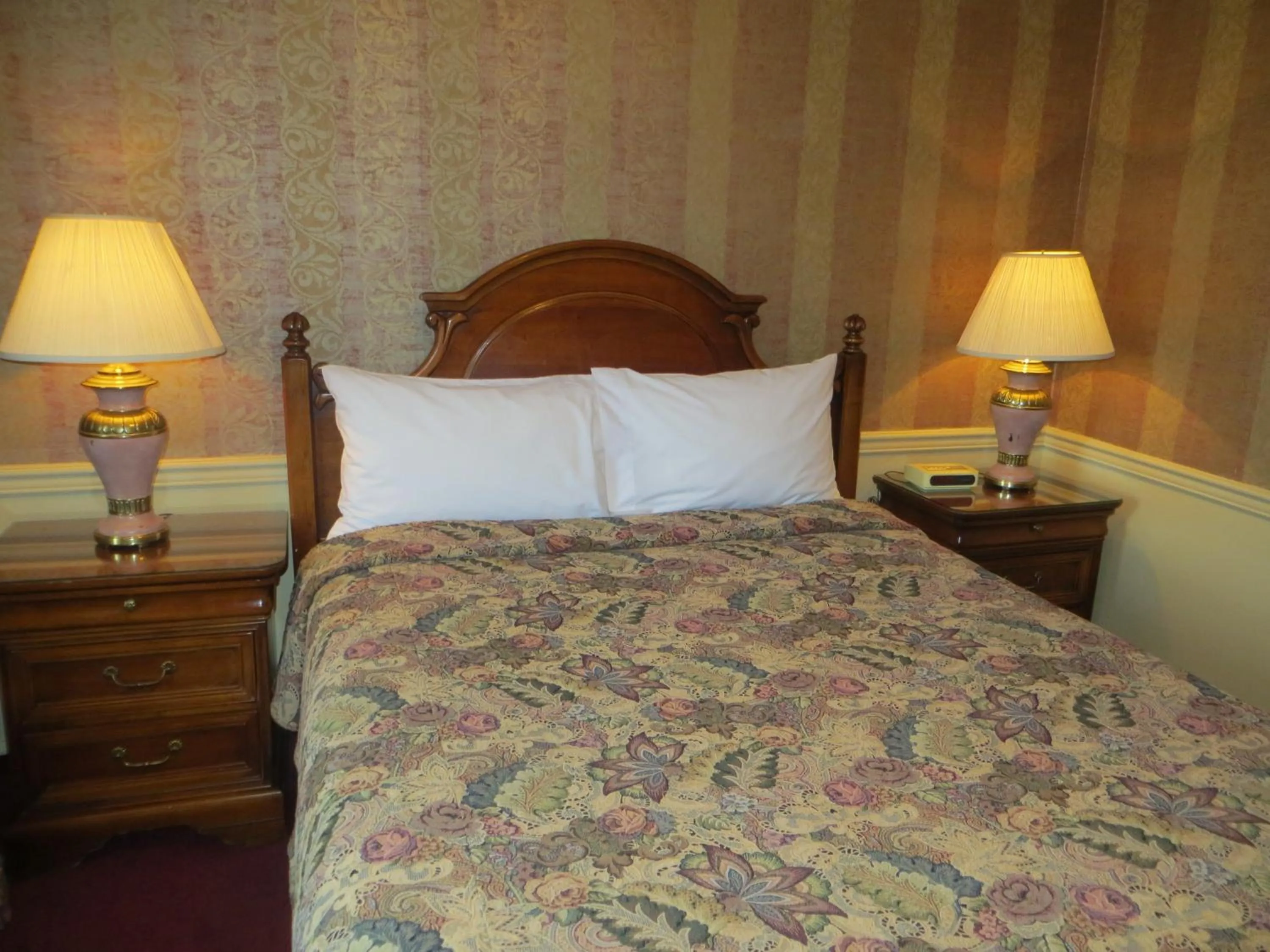 Bed in Athabasca Hotel
