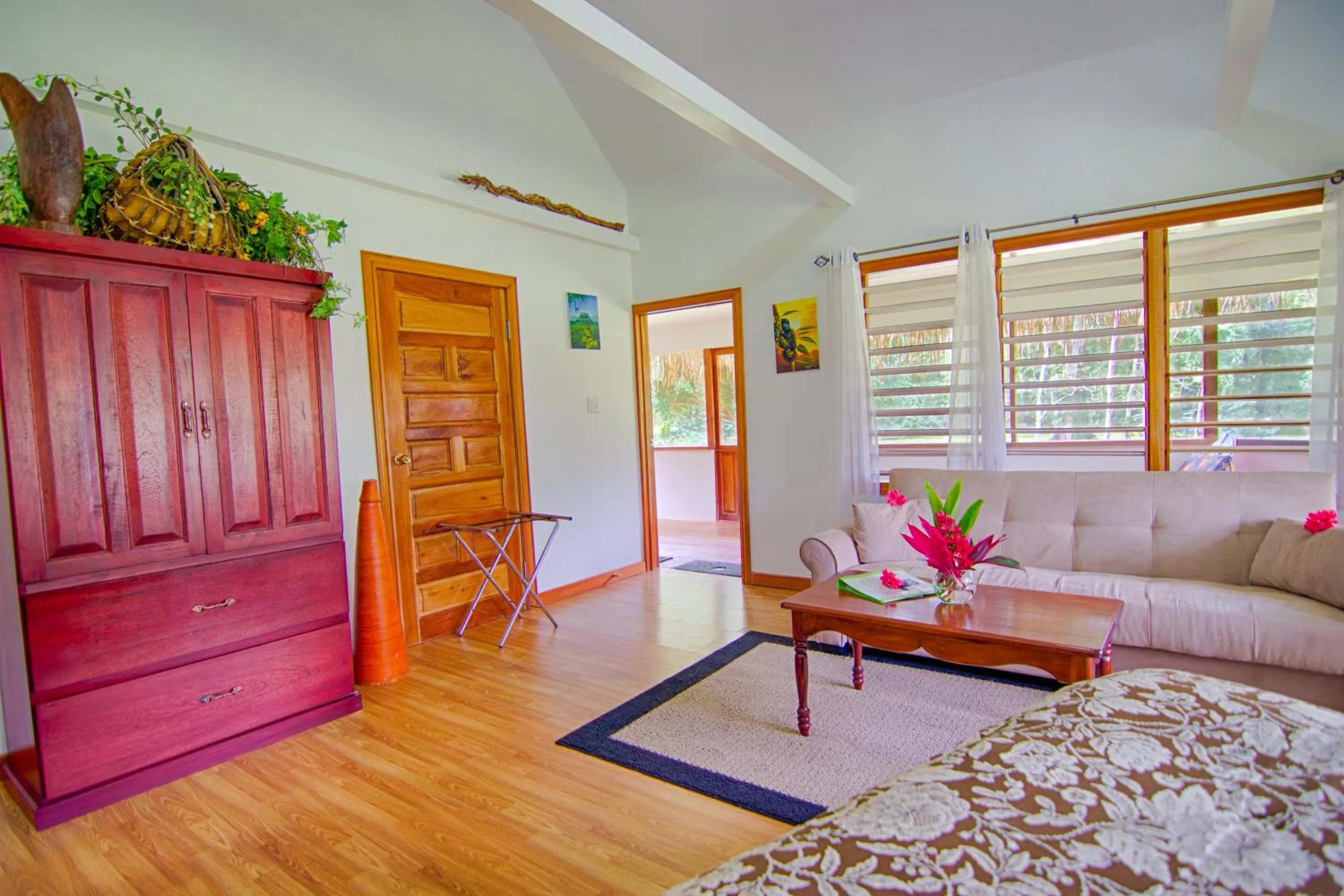 Seating area in Bocawina Rainforest Resort