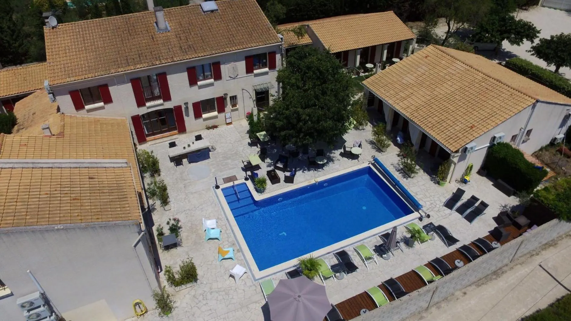Bird's eye view in Hôtel Le Mas Des Amandiers