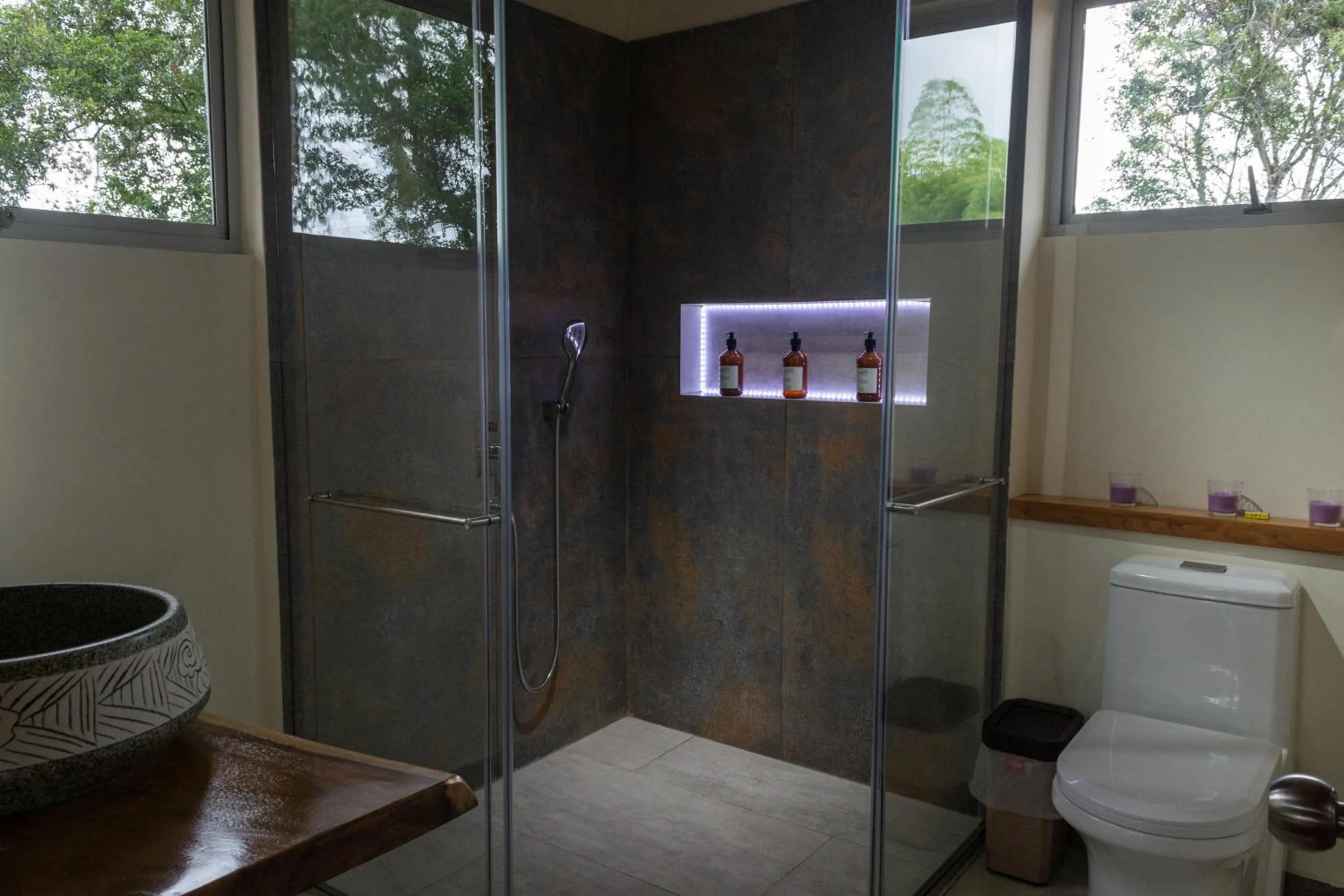 Shower in El Edén Country hotel y Club Residencial