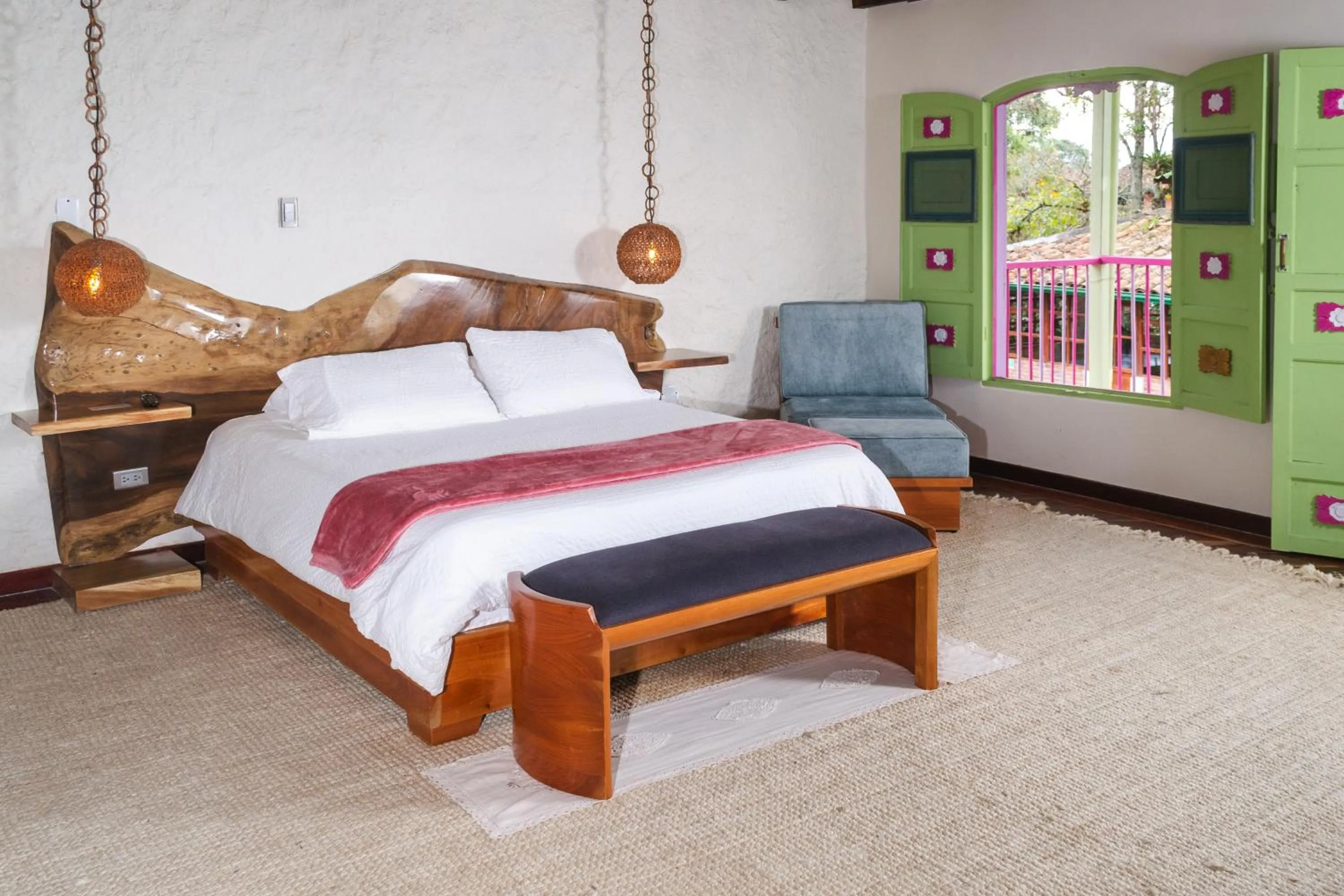 Bed in El Edén Country hotel y Club Residencial