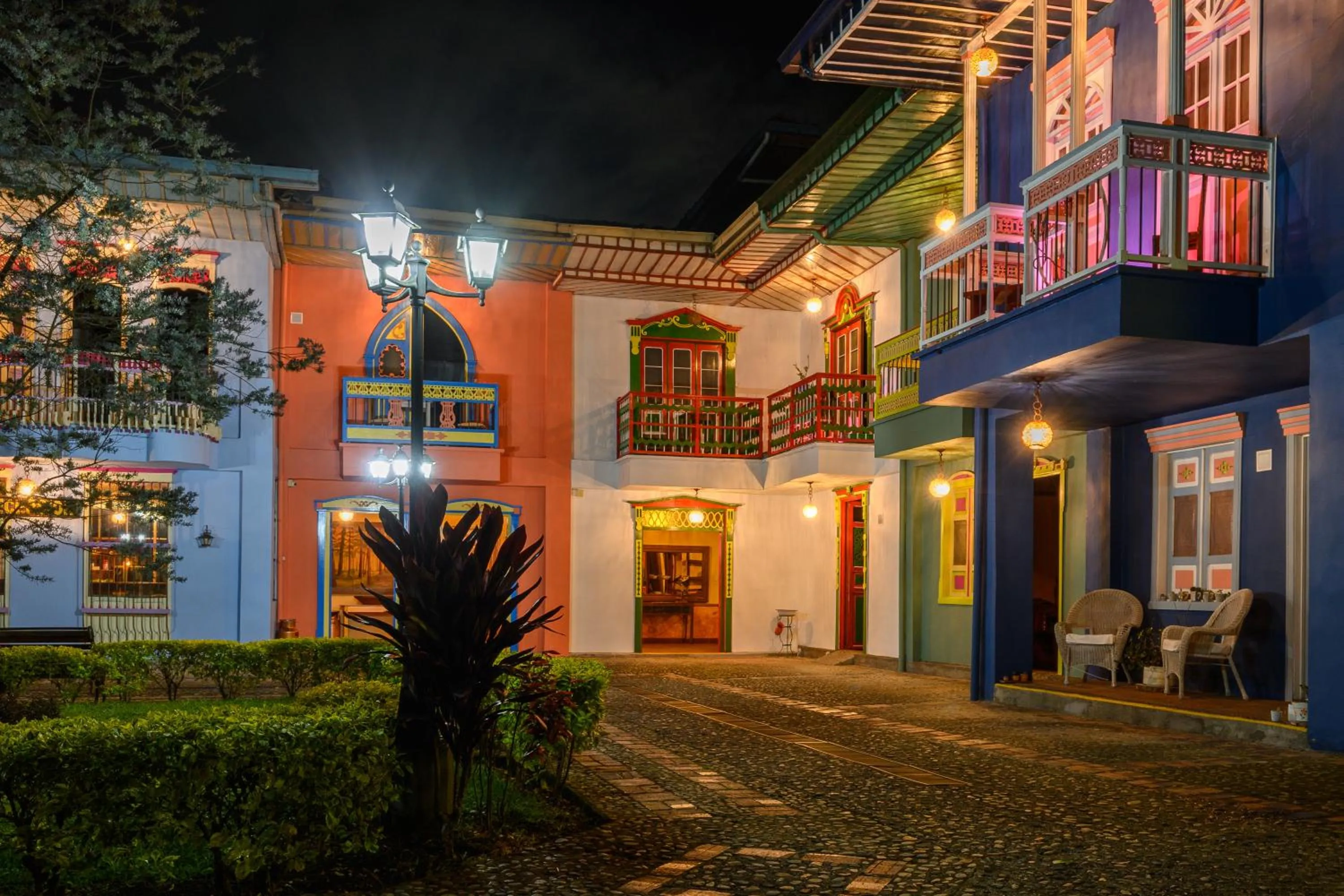 Inner courtyard view in El Edén Country hotel y Club Residencial