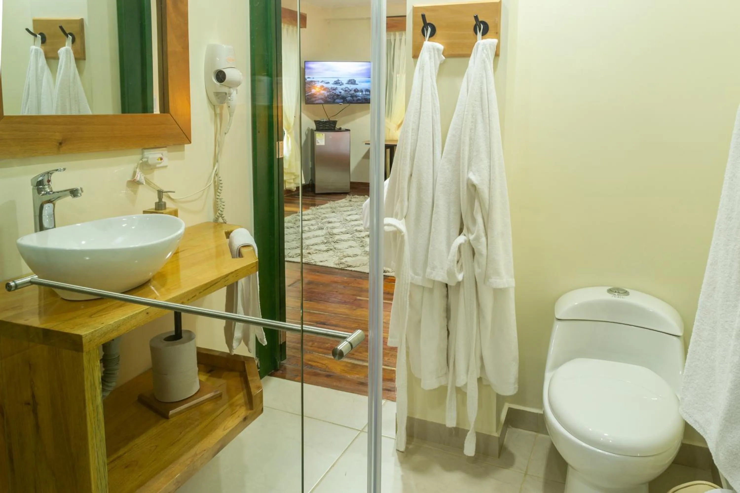 Shower in El Edén Country hotel y Club Residencial