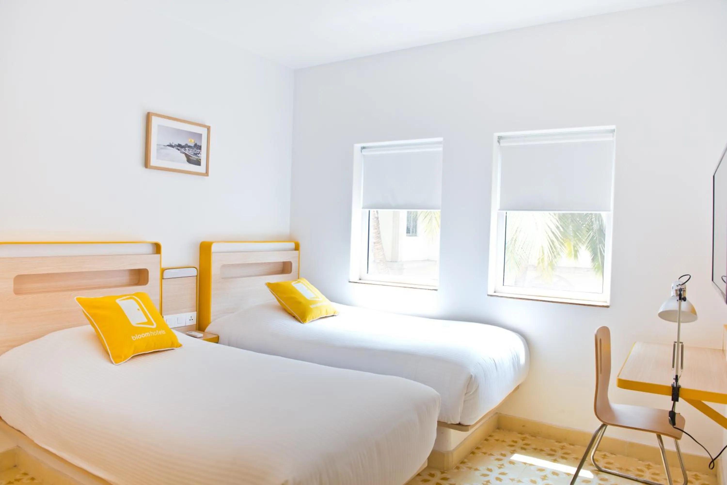 Bed in Bloomrooms Calangute