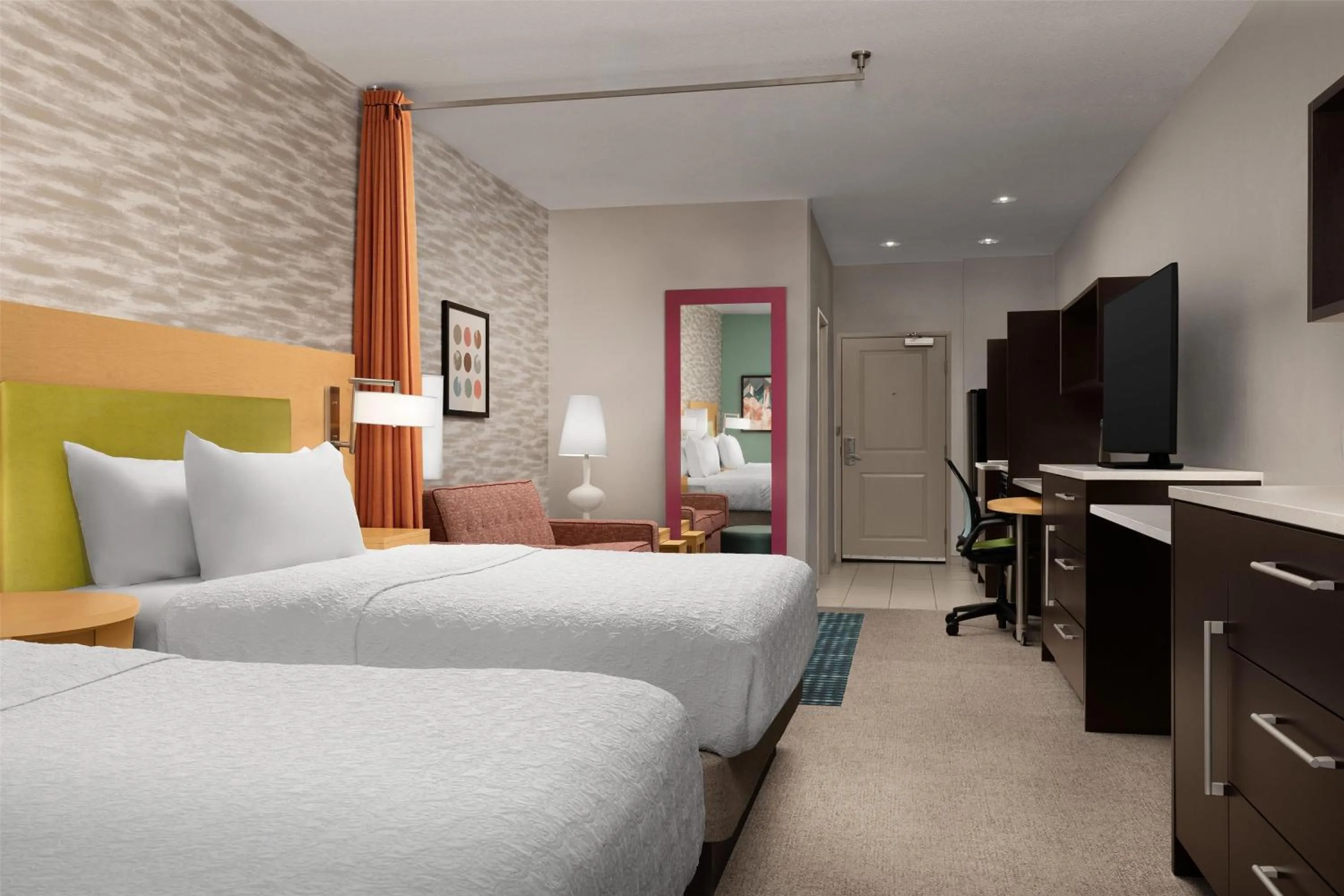 Bed in Home2 Suites by Hilton Huntsville Research Park Area, AL