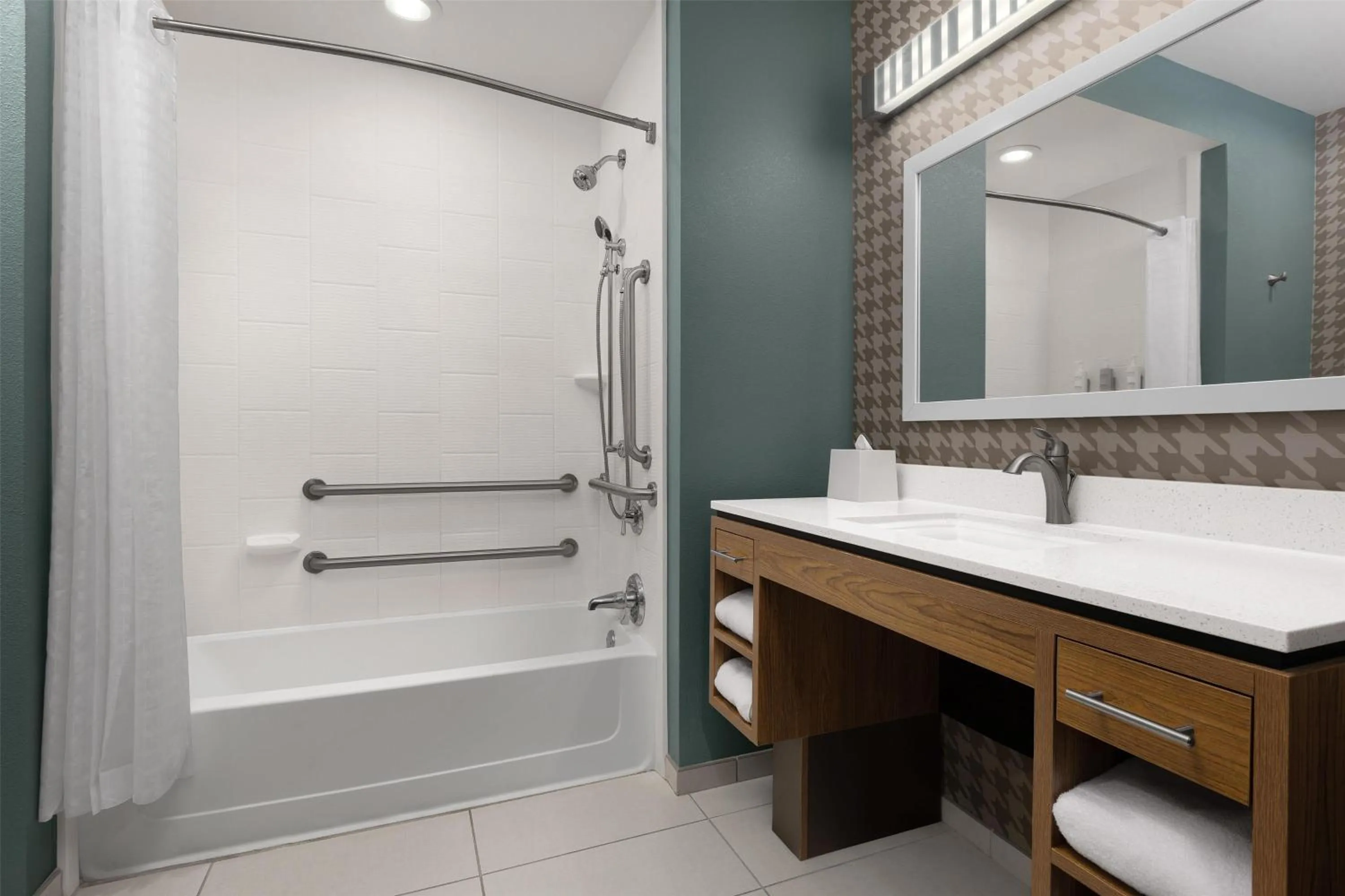 Bathroom in Home2 Suites by Hilton Huntsville Research Park Area, AL