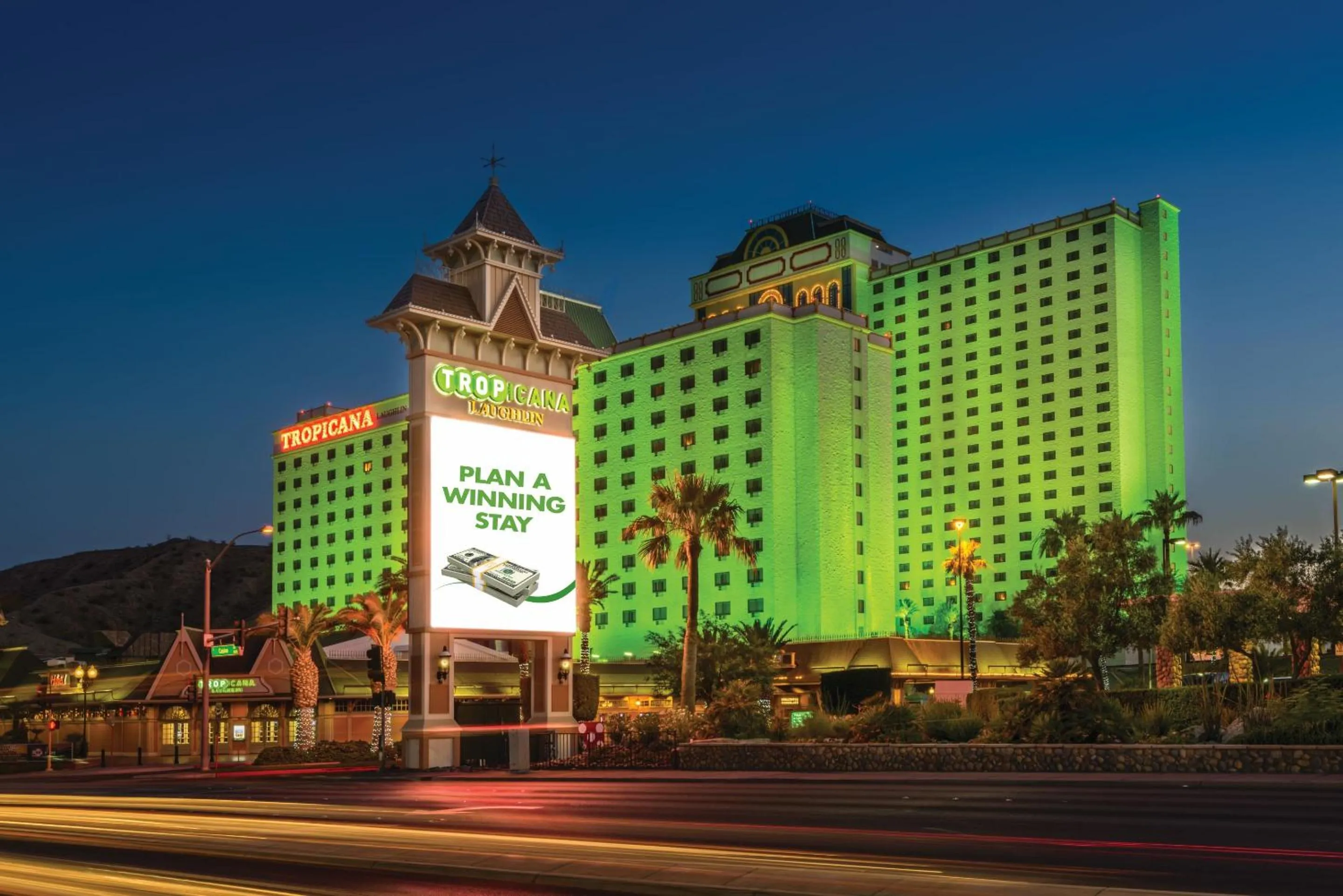Property building in Tropicana Laughlin, A Caesars Destination