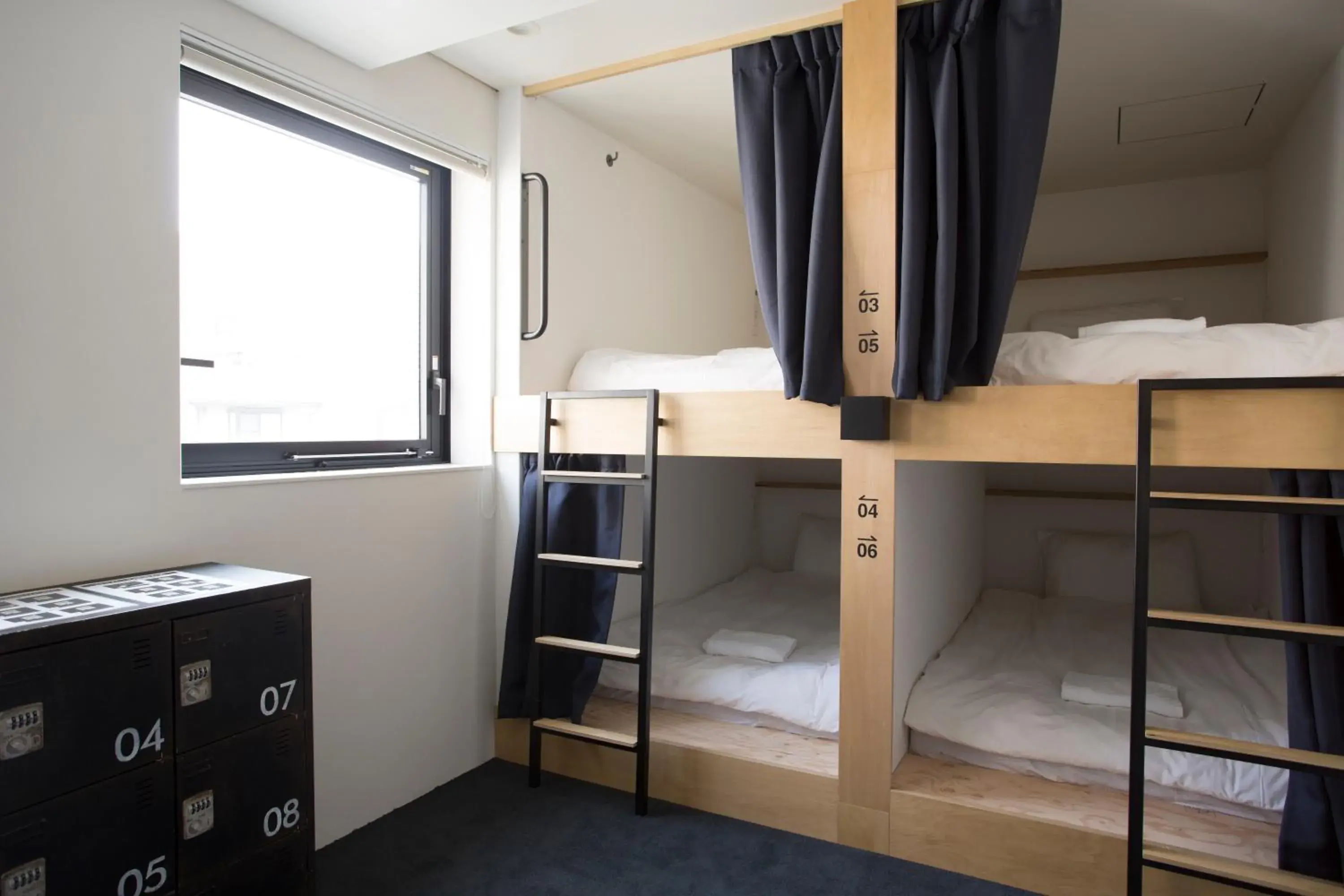 Bunk Bed in Mixed Dormitory Room (6 adults) in Piece Hostel Kyoto Bunk Bed in Mixed Dormitory Room (6 adults) in Piece Hostel Kyoto