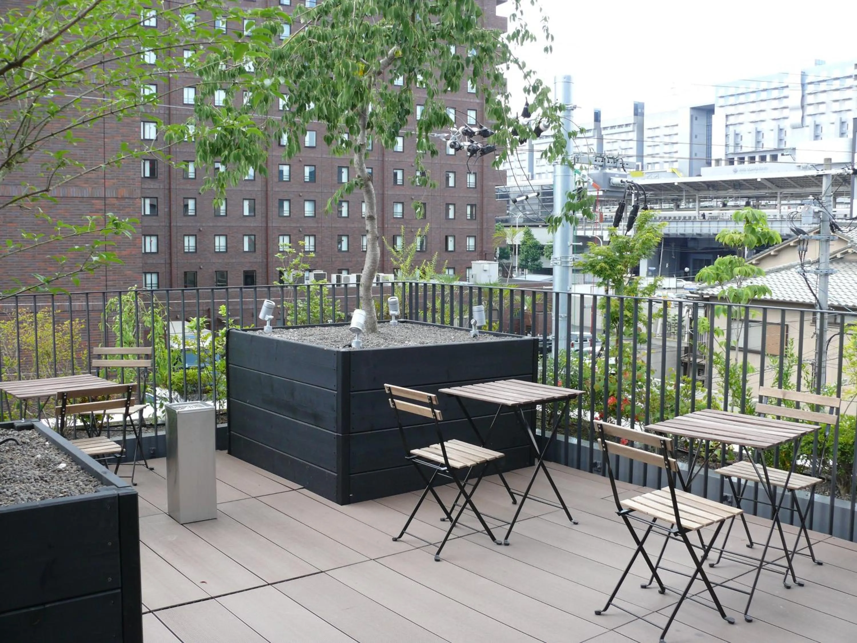 Balcony/Terrace in Piece Hostel Kyoto