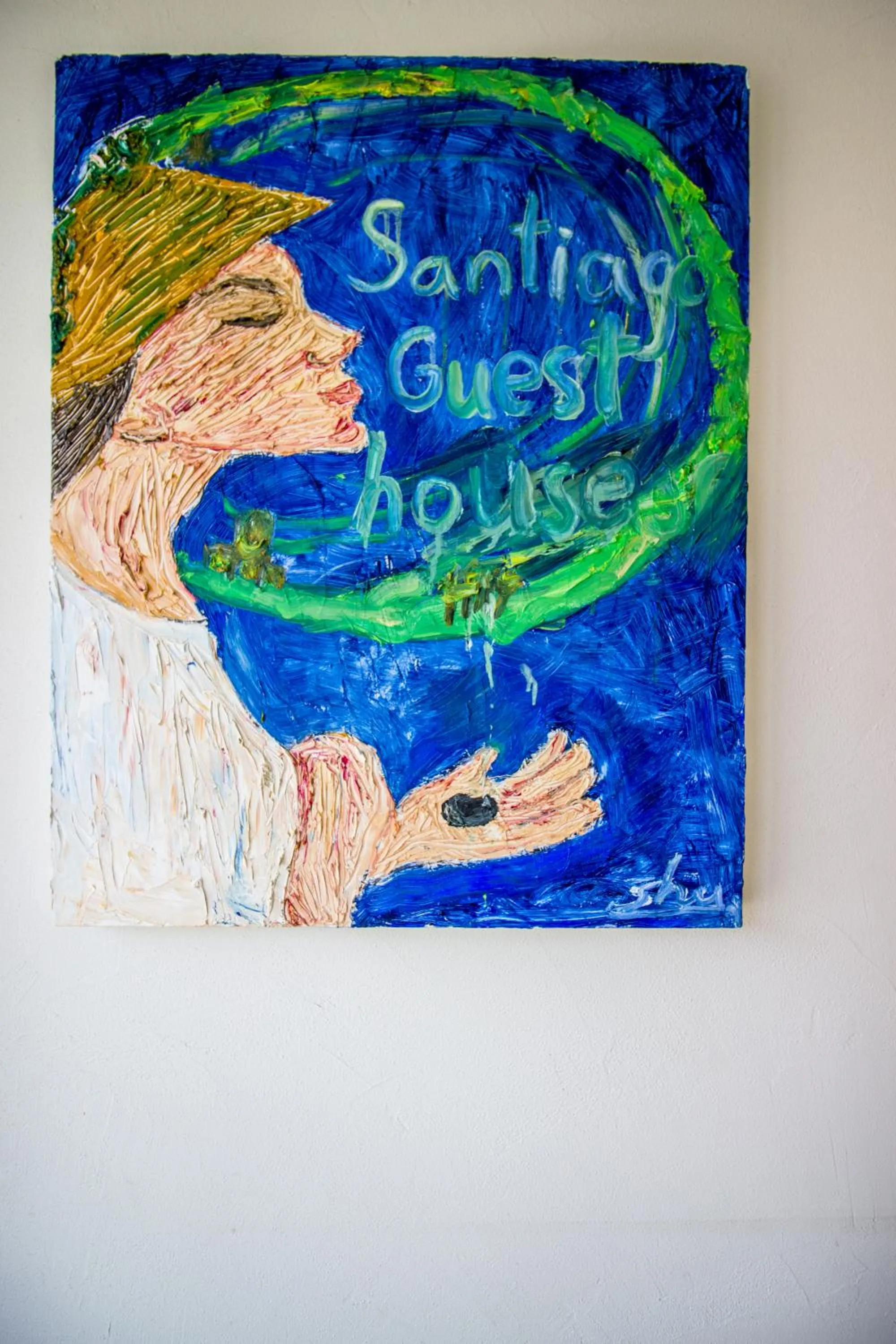 Decorative detail in Santiago Guesthouse Kyoto