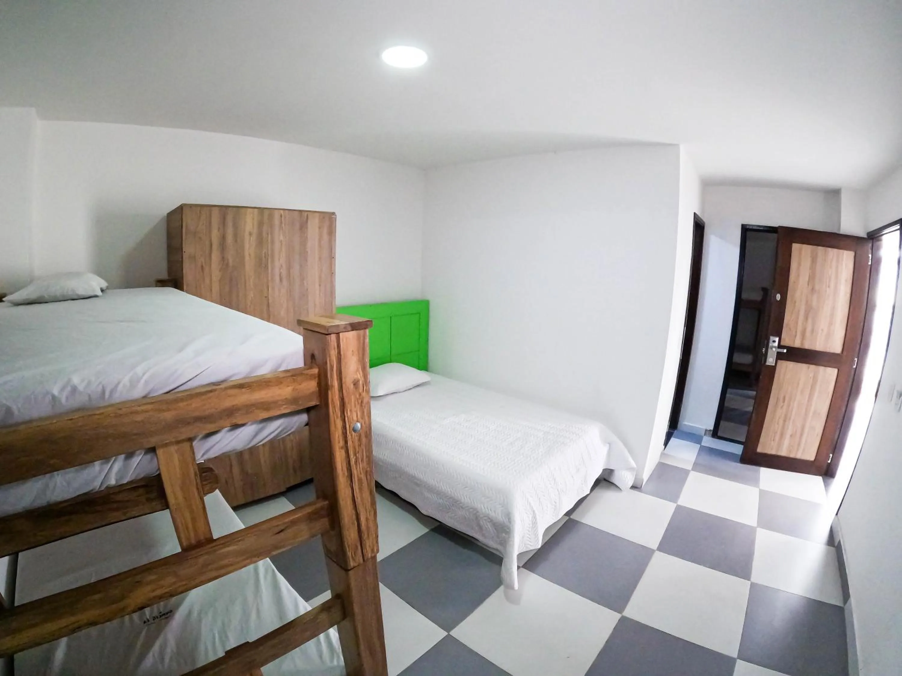 Bed in Hotel El Olimpo