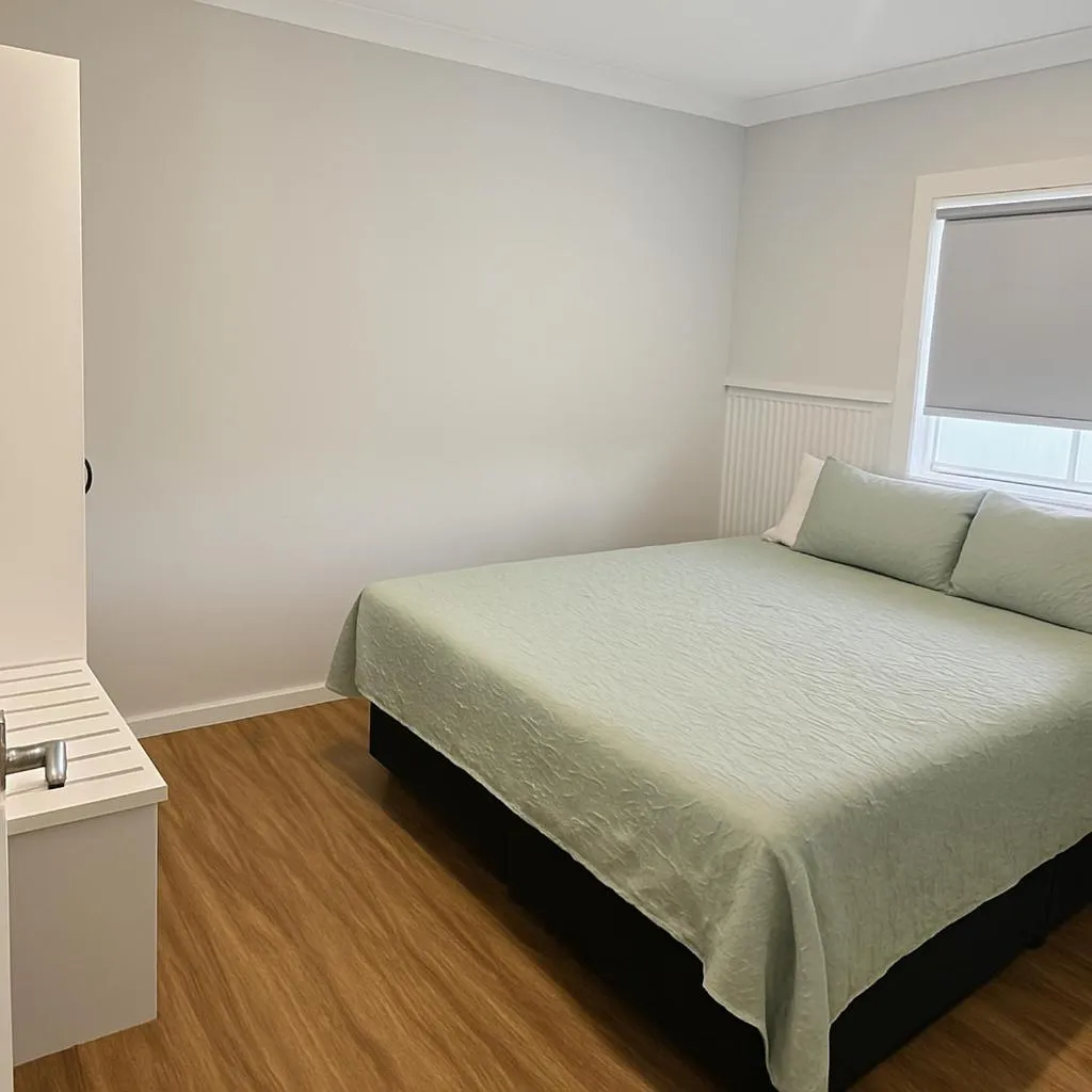 Bed in Parndana Hotel Cabins