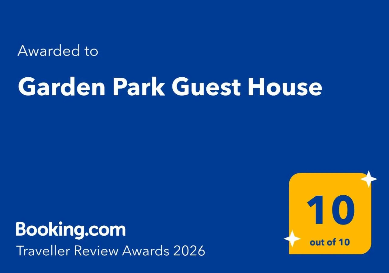 Certificate/Award in Garden Park Guest House