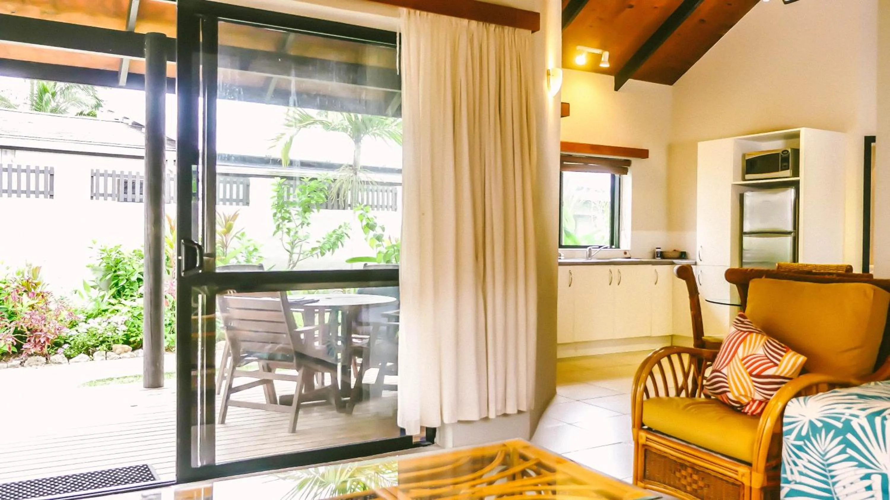 Patio in Muri Beach Resort