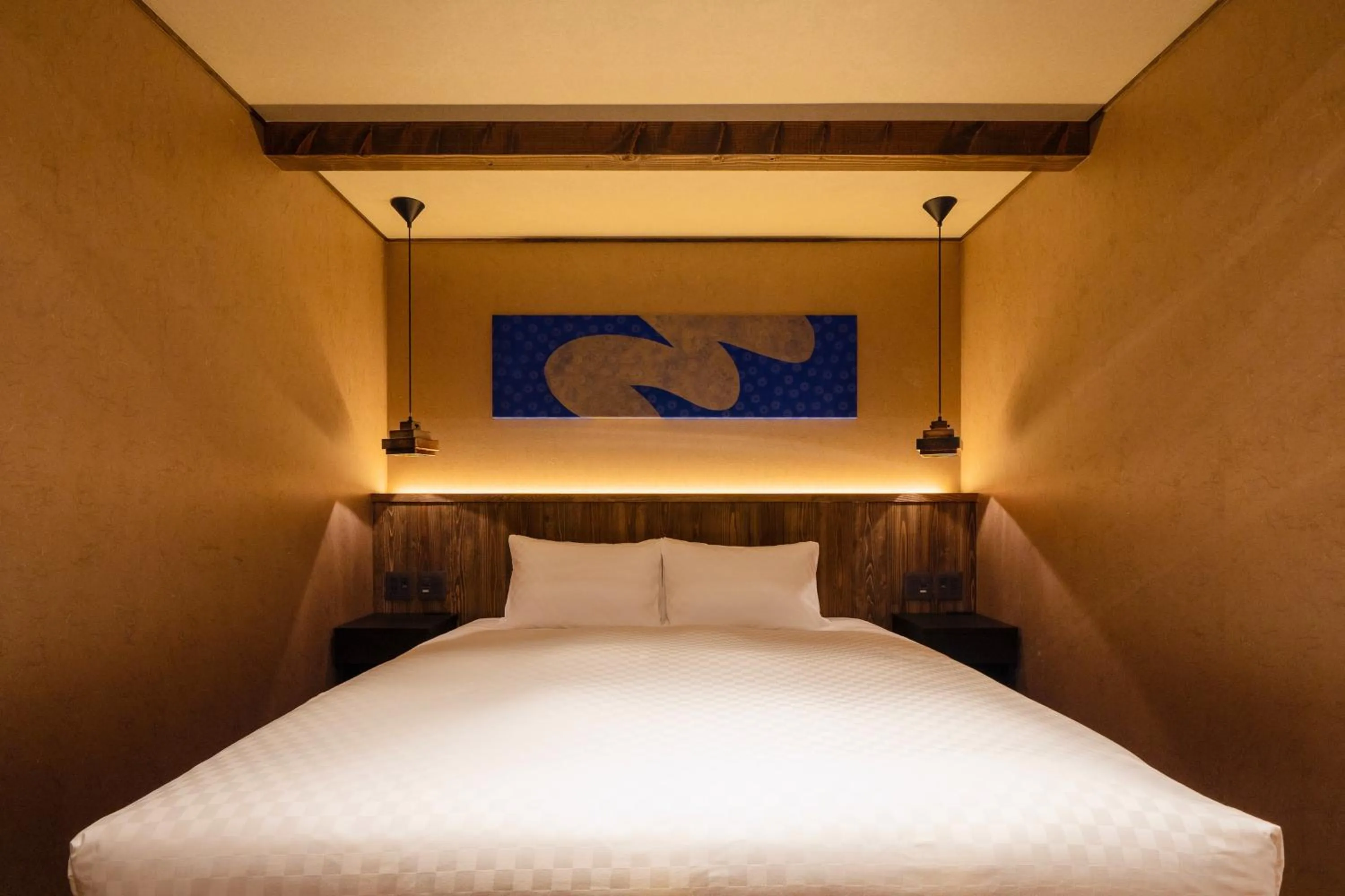 Bed in THE MACHIYA KAZAHAYA