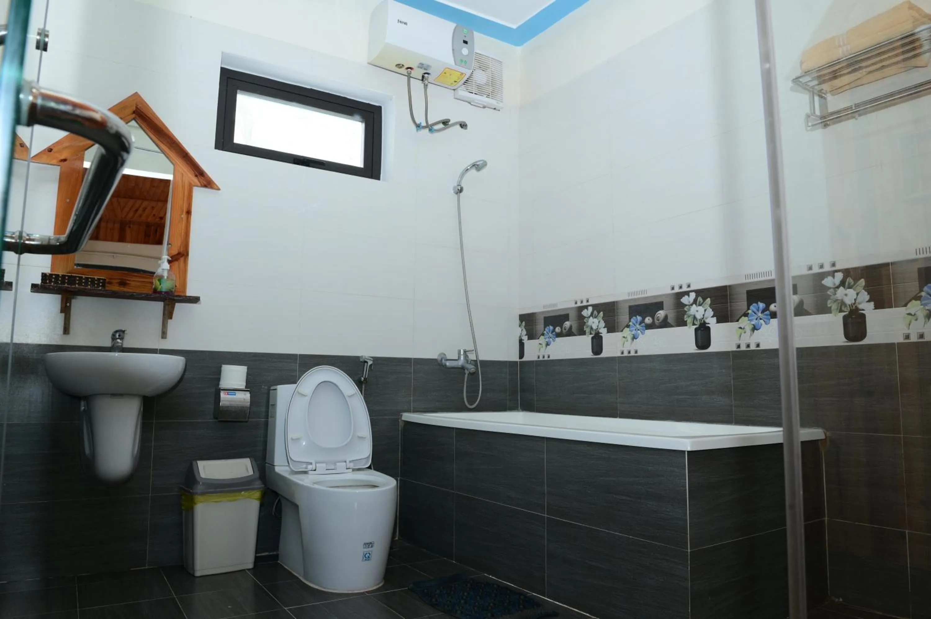 Shower in Restful River Bungalow