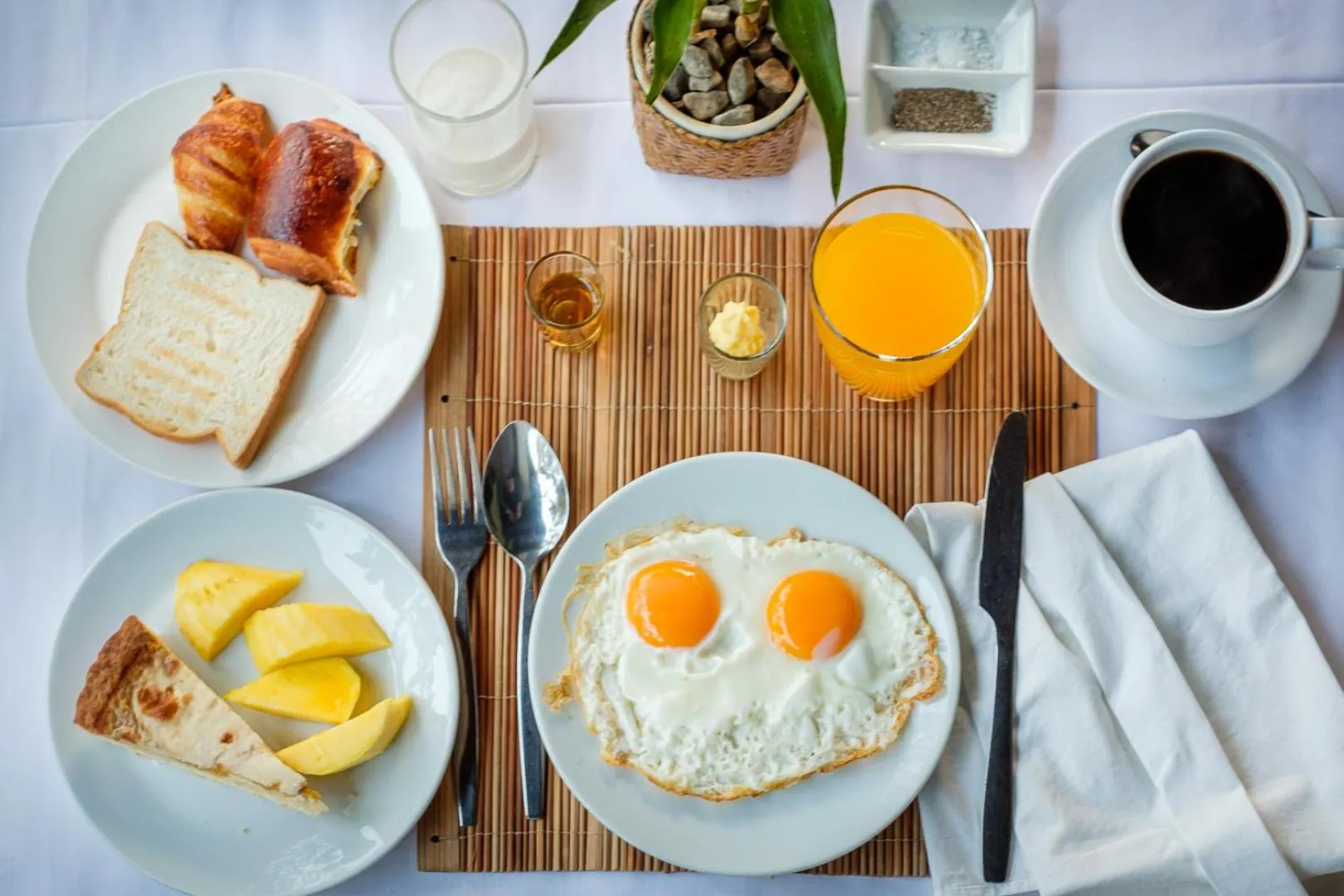 Breakfast in Sanctuary Hotel Luang Prabang