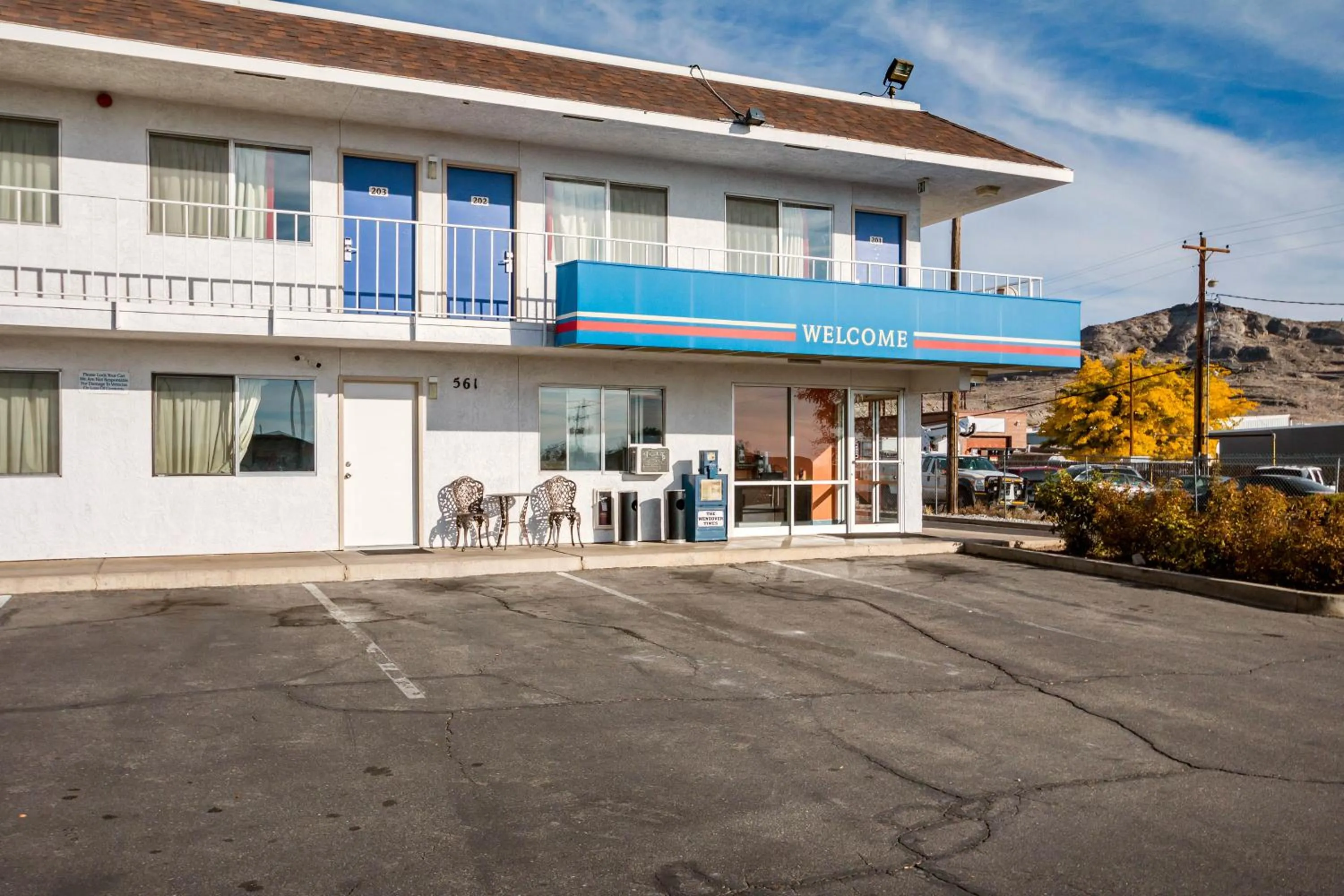 Facade/entrance in Motel 6 Wendover