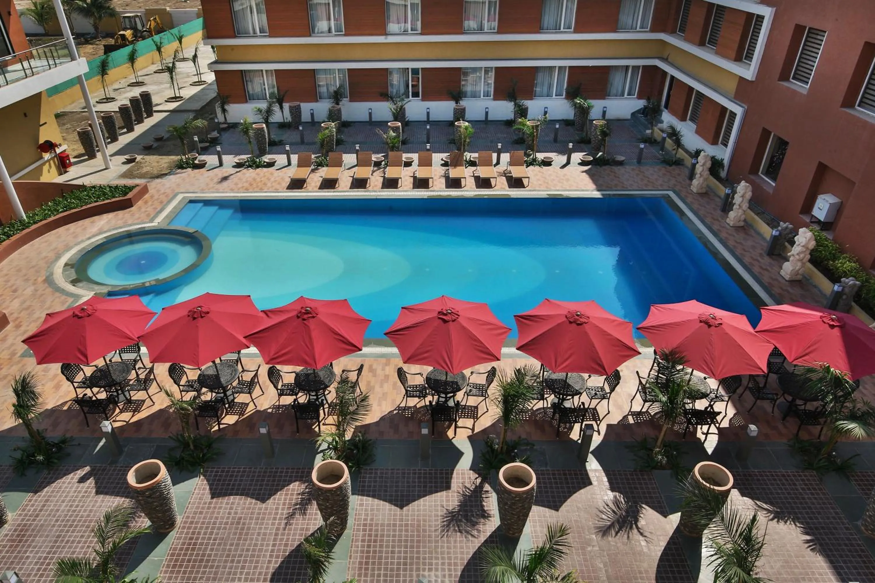 Swimming pool in Club Mahindra Dwarka