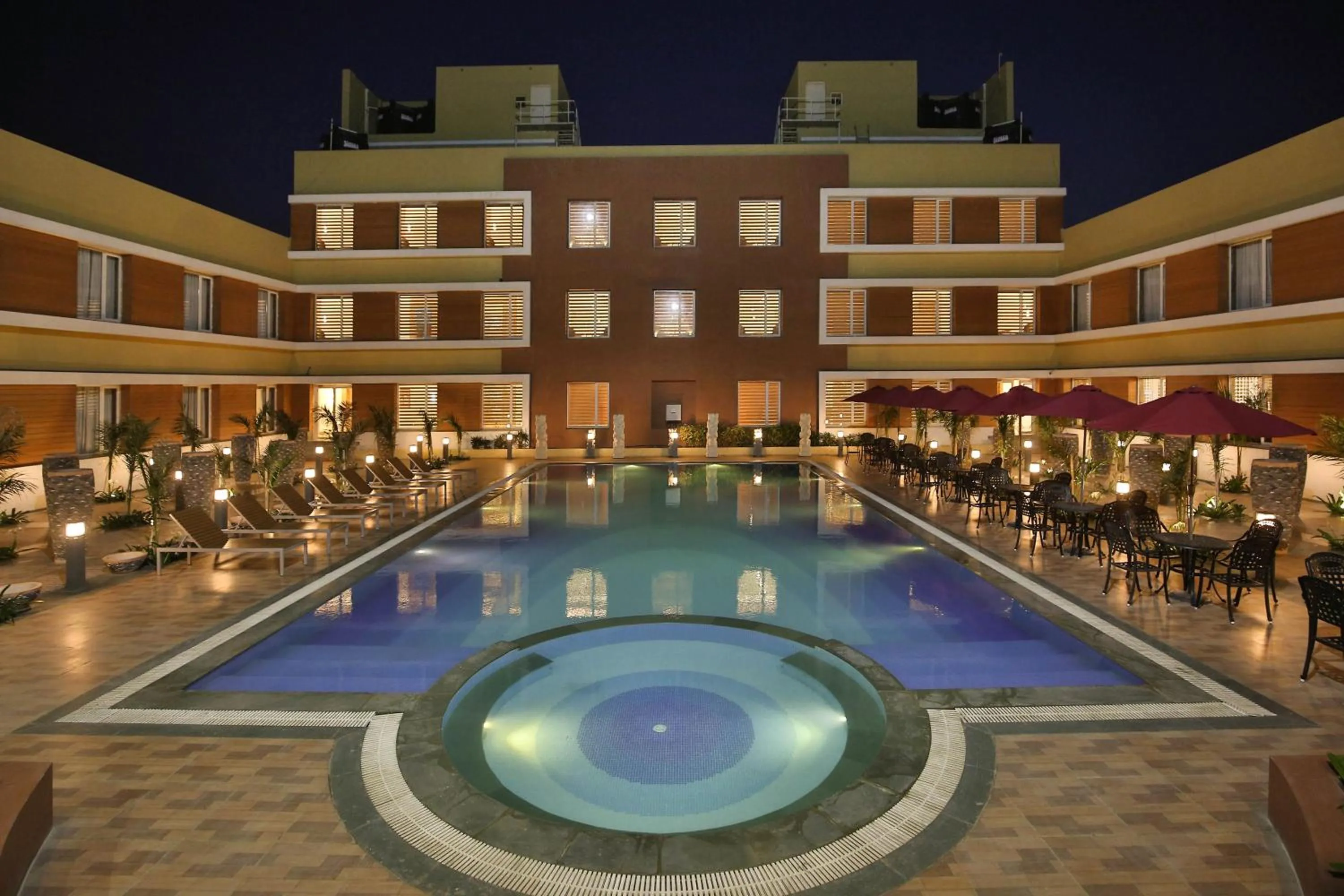 Swimming pool in Club Mahindra Dwarka