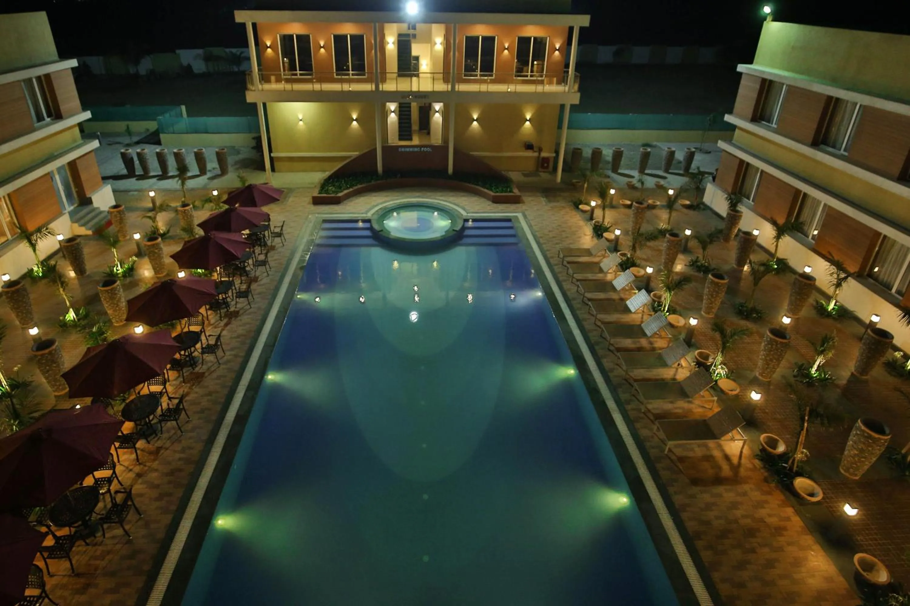 Swimming pool in Club Mahindra Dwarka