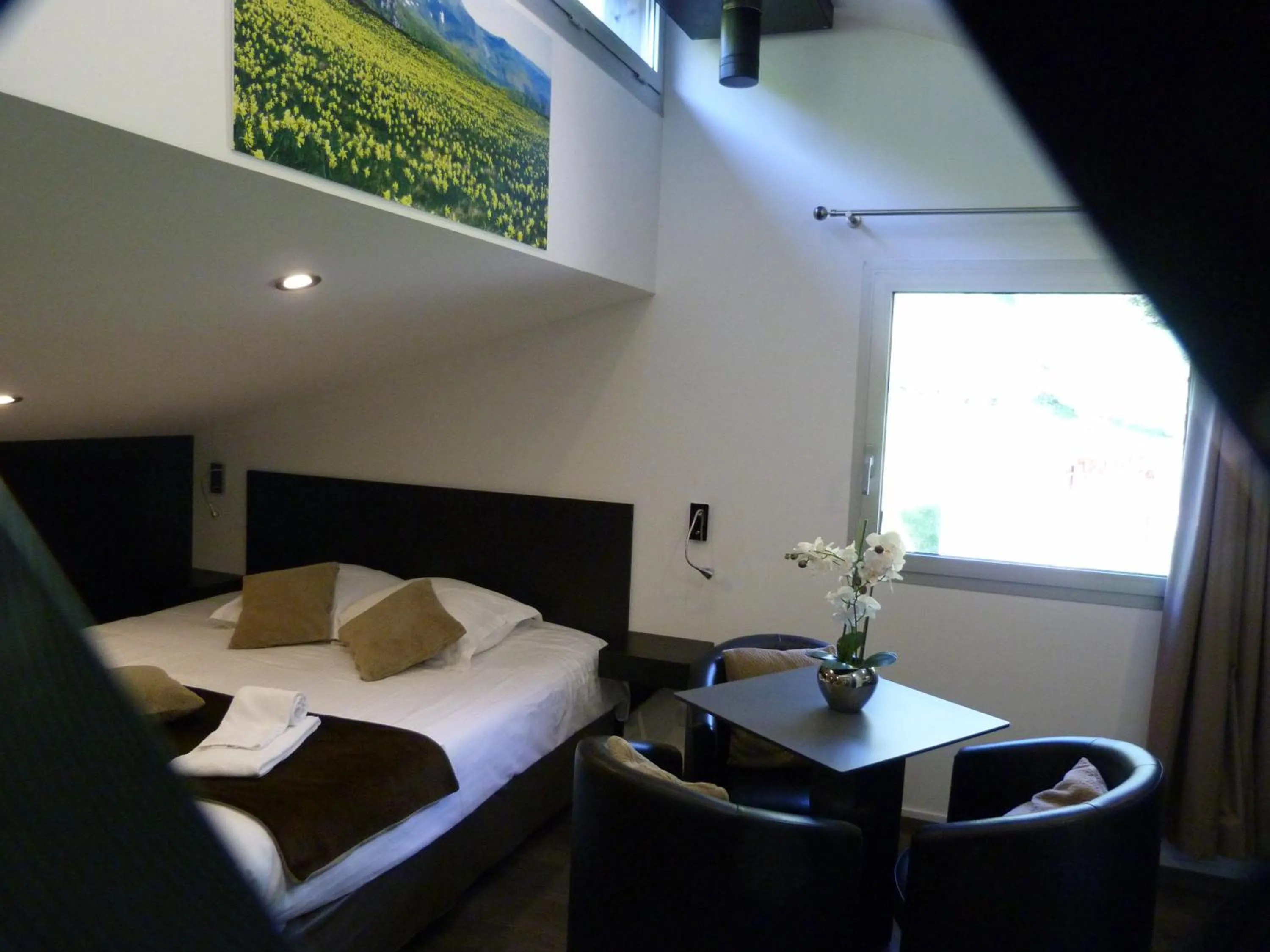 Bed in Aux 500 Diables Eco Lodge - Hotel