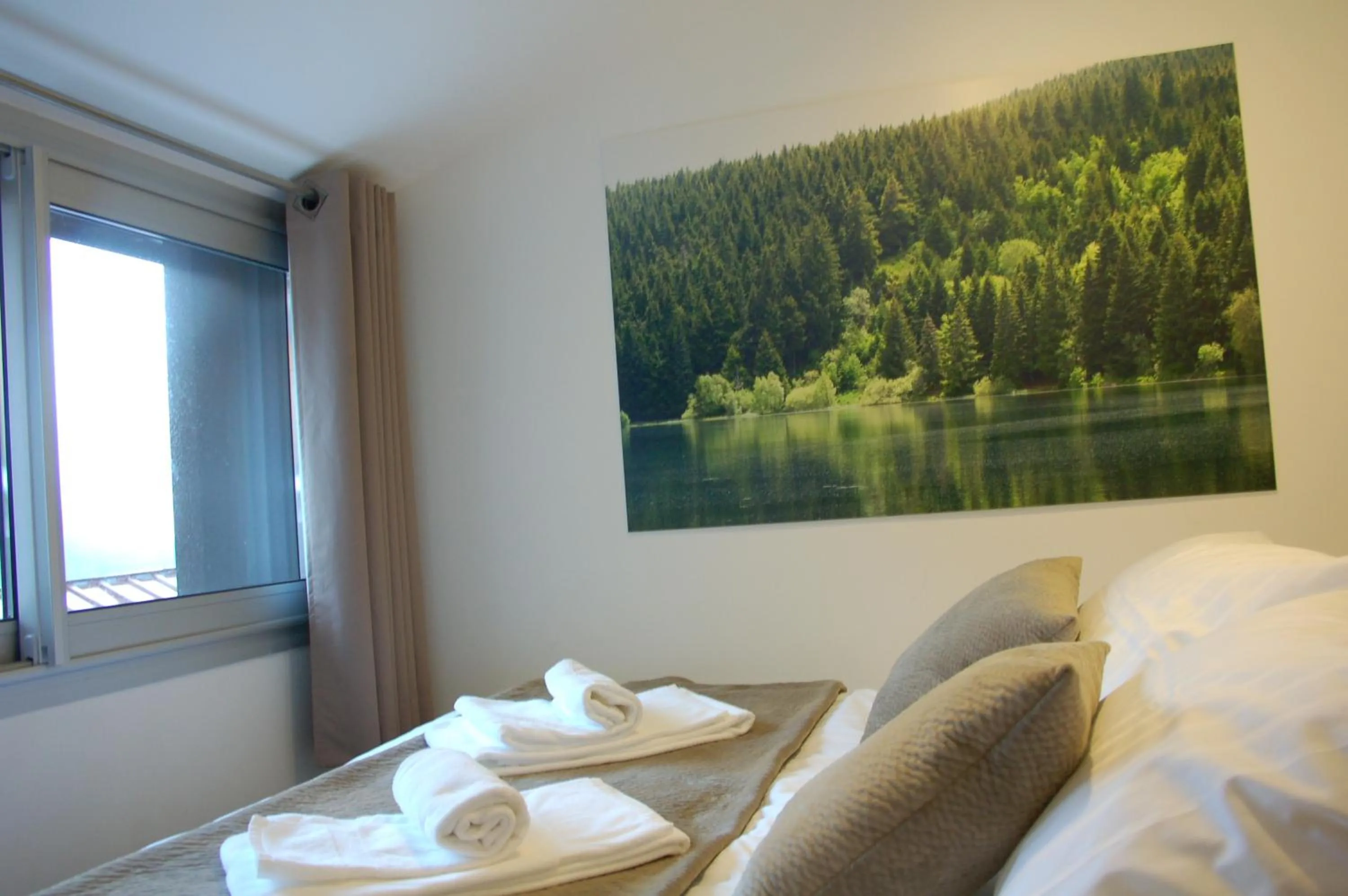Bed in Aux 500 Diables Eco Lodge - Hotel