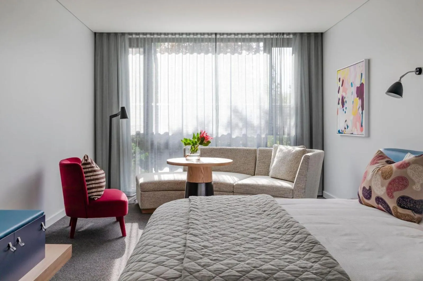 Seating area, Bed in Byng Street Boutique Hotel