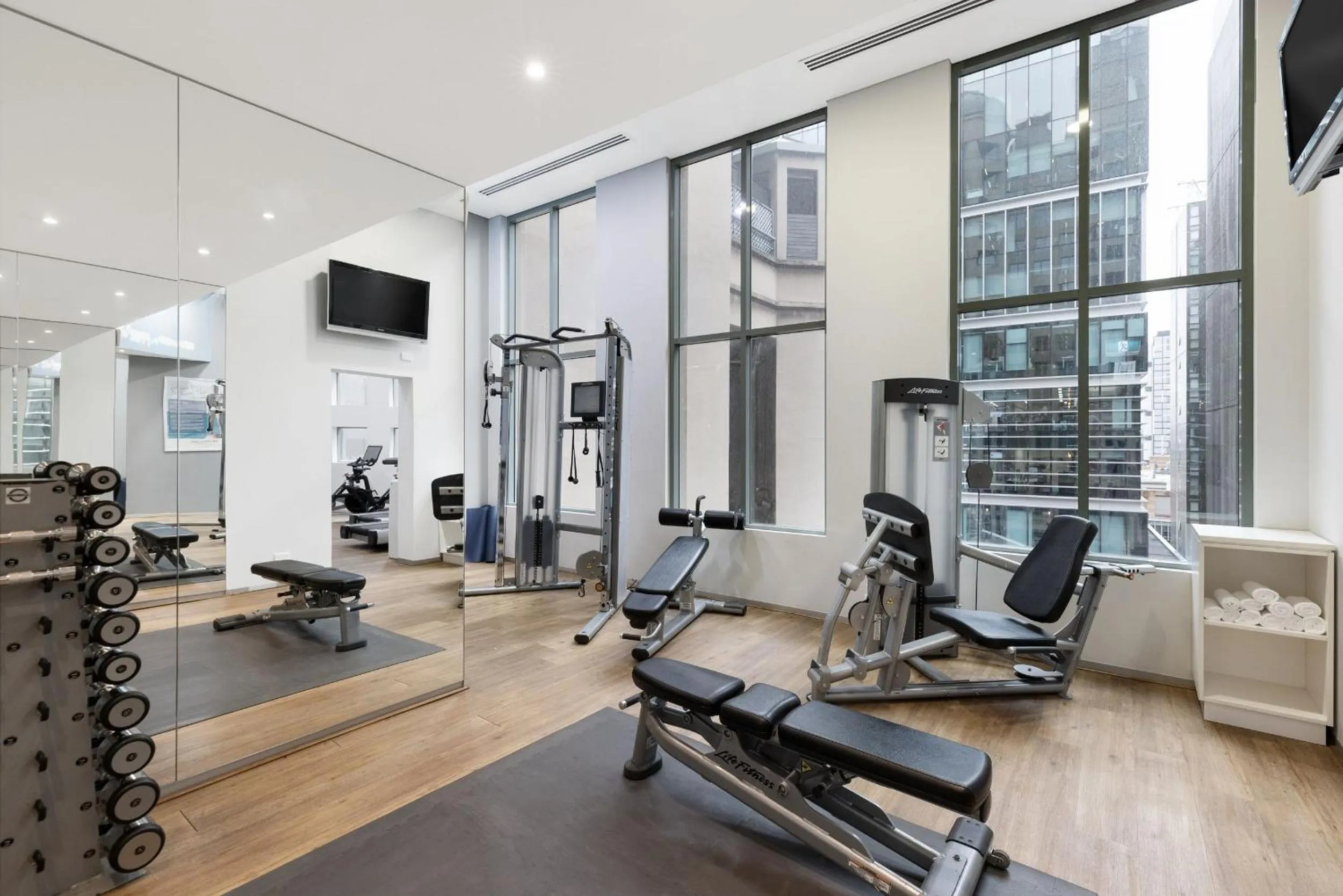 Fitness centre/facilities in Sydney Central Hotel managed by The Ascott Limited