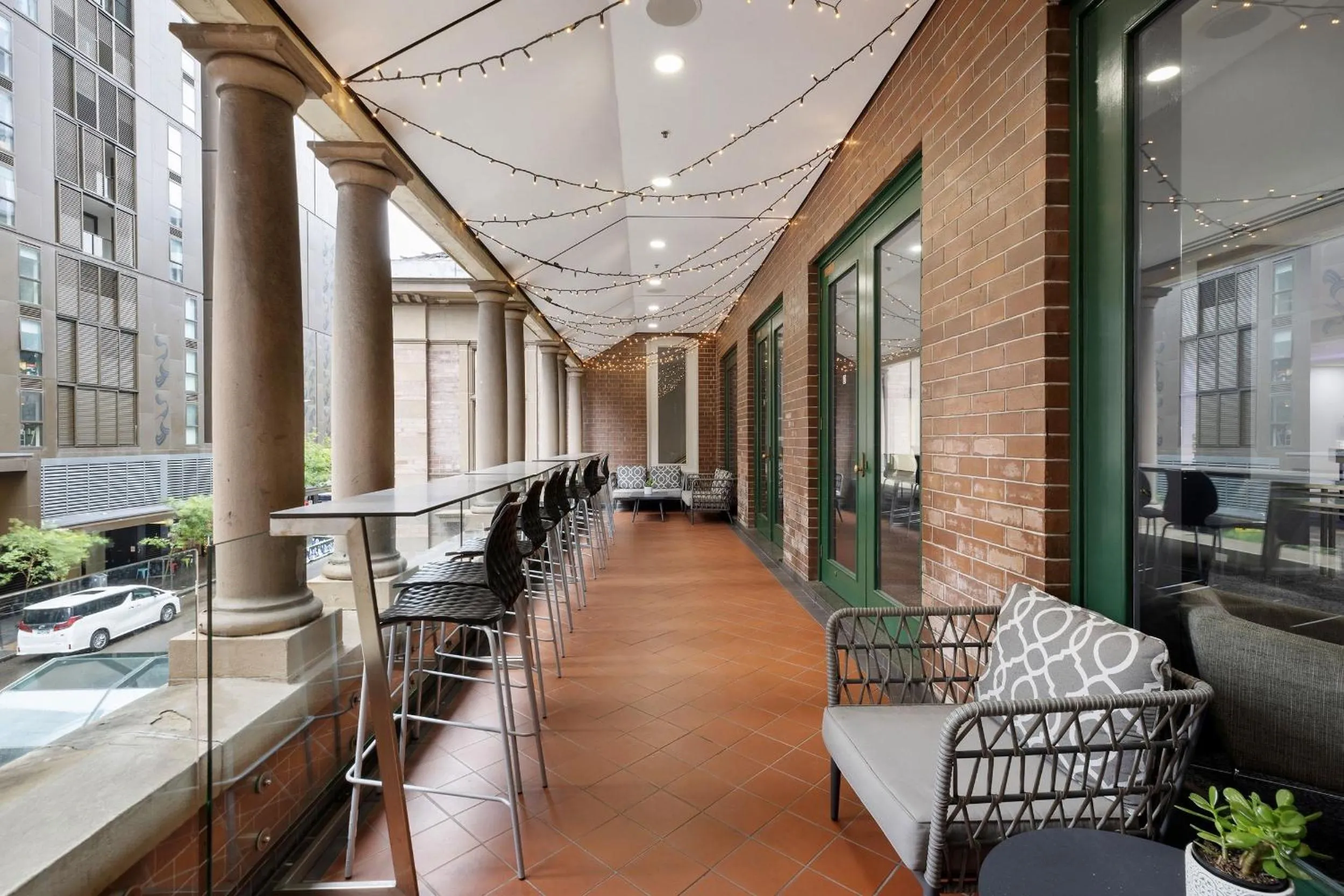 Property building in Sydney Central Hotel managed by The Ascott Limited