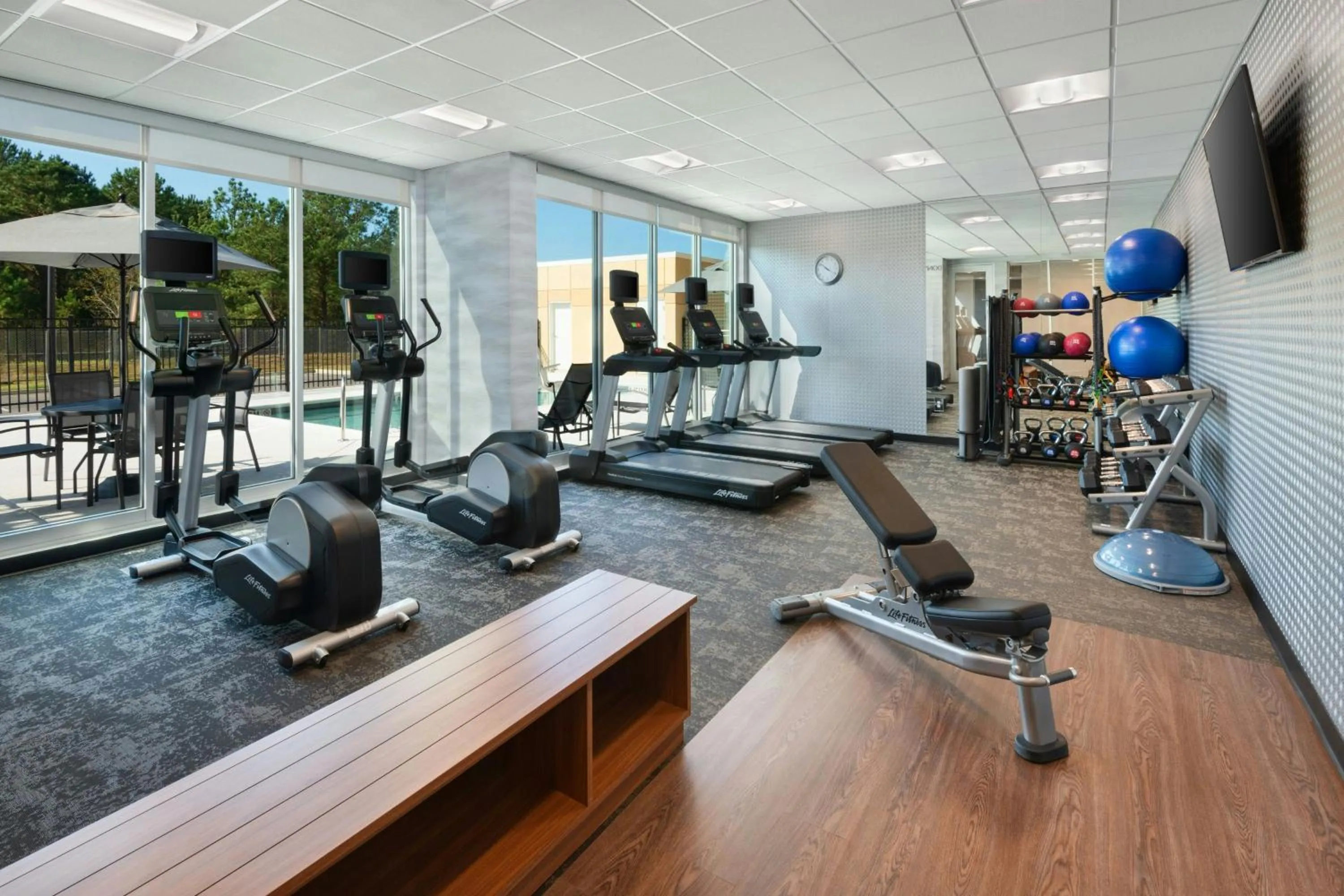 Fitness centre/facilities in Fairfield Inn & Suites Santee