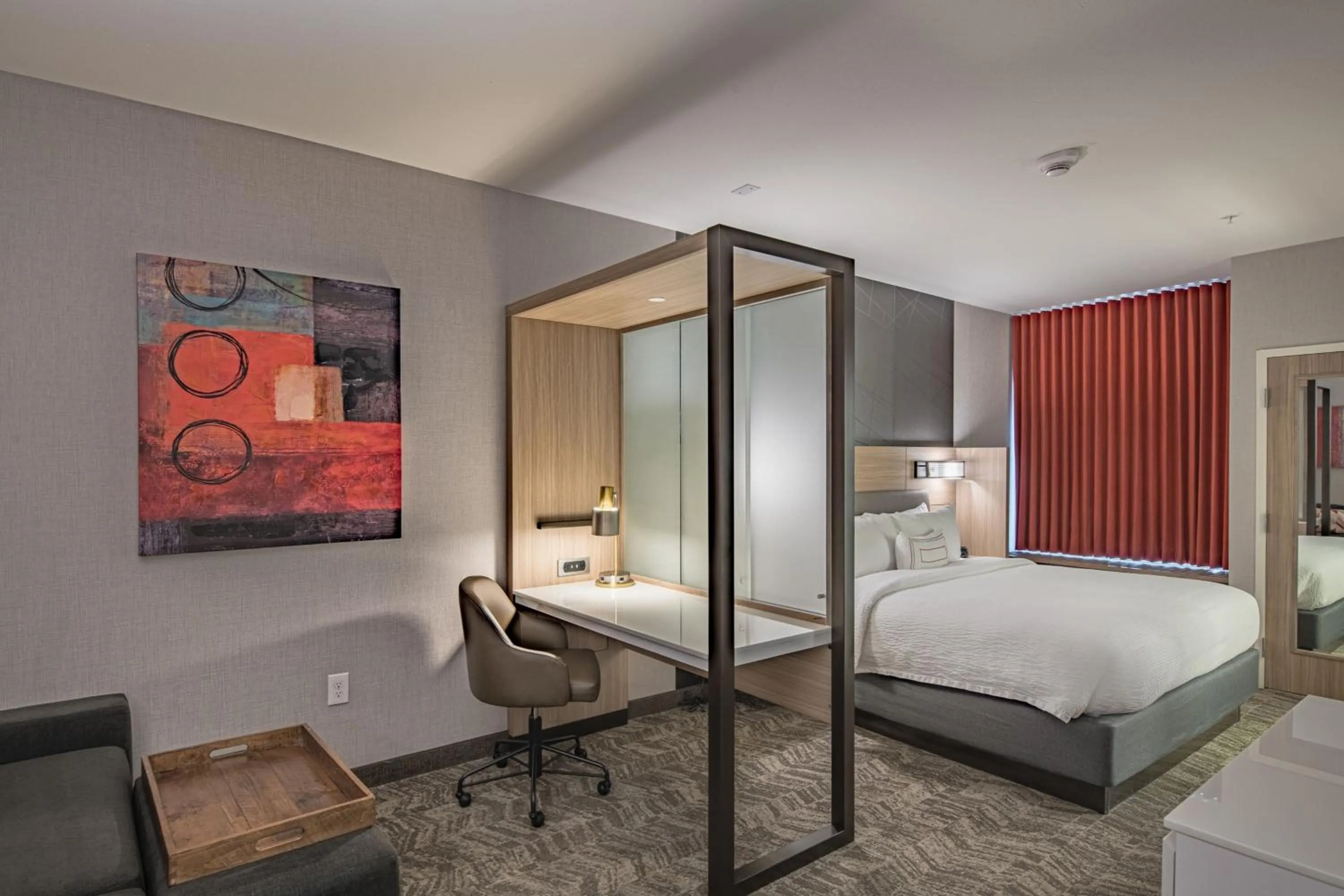 Photo of the whole room, Bed in SpringHill Suites Dallas Central Expressway