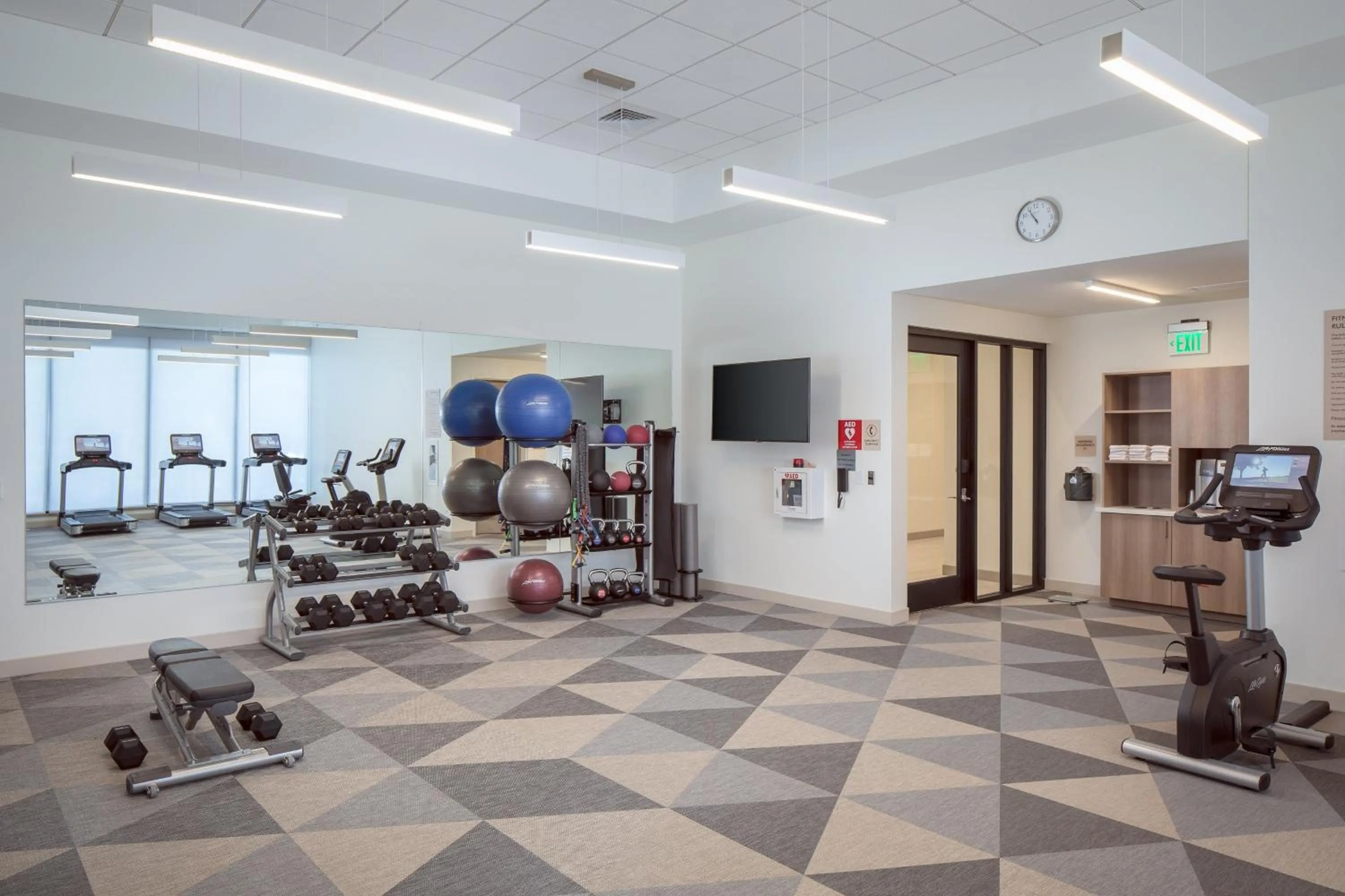 Fitness centre/facilities in Element Denver Downtown East
