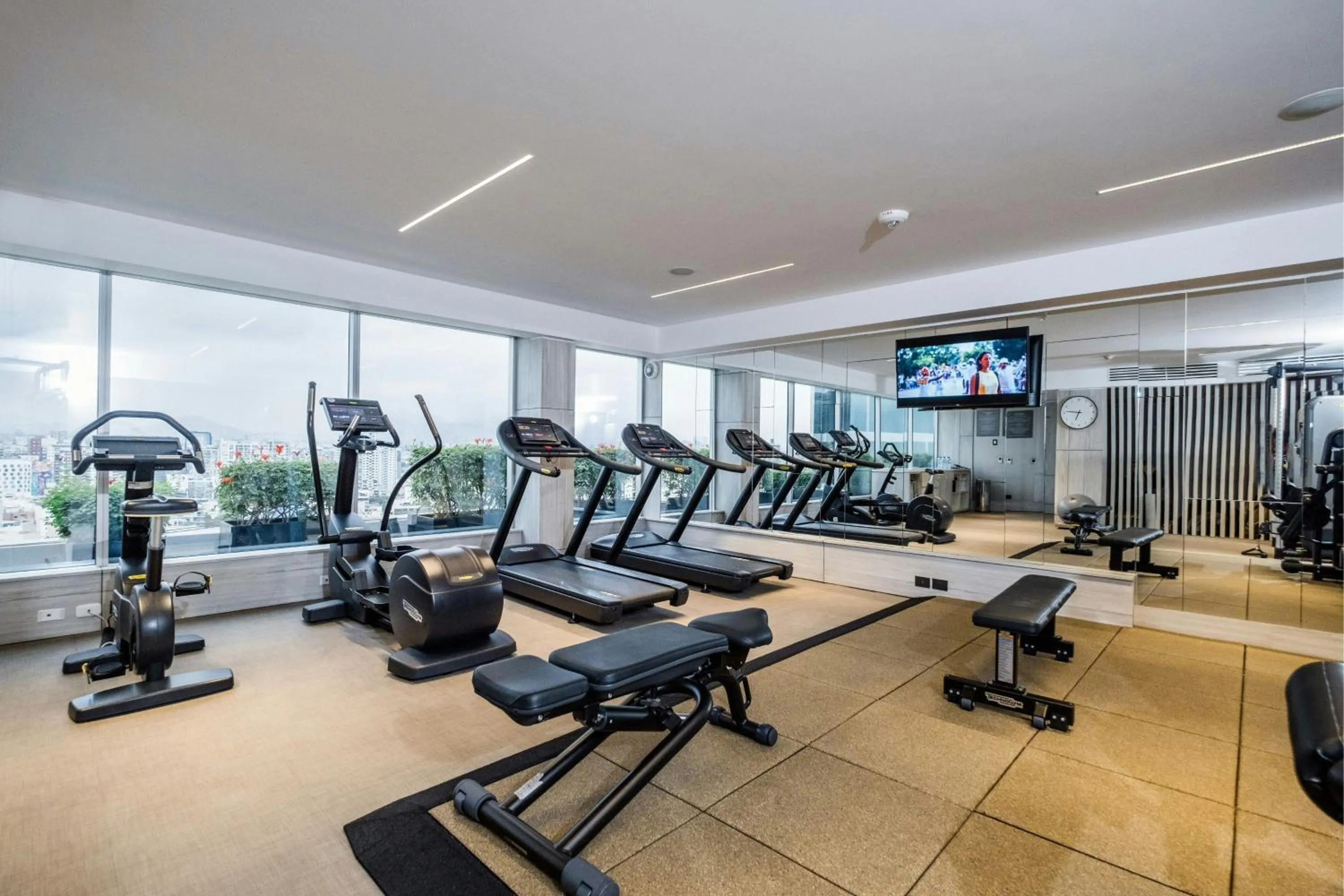 Fitness centre/facilities in AC Hotel by Marriott Lima Miraflores
