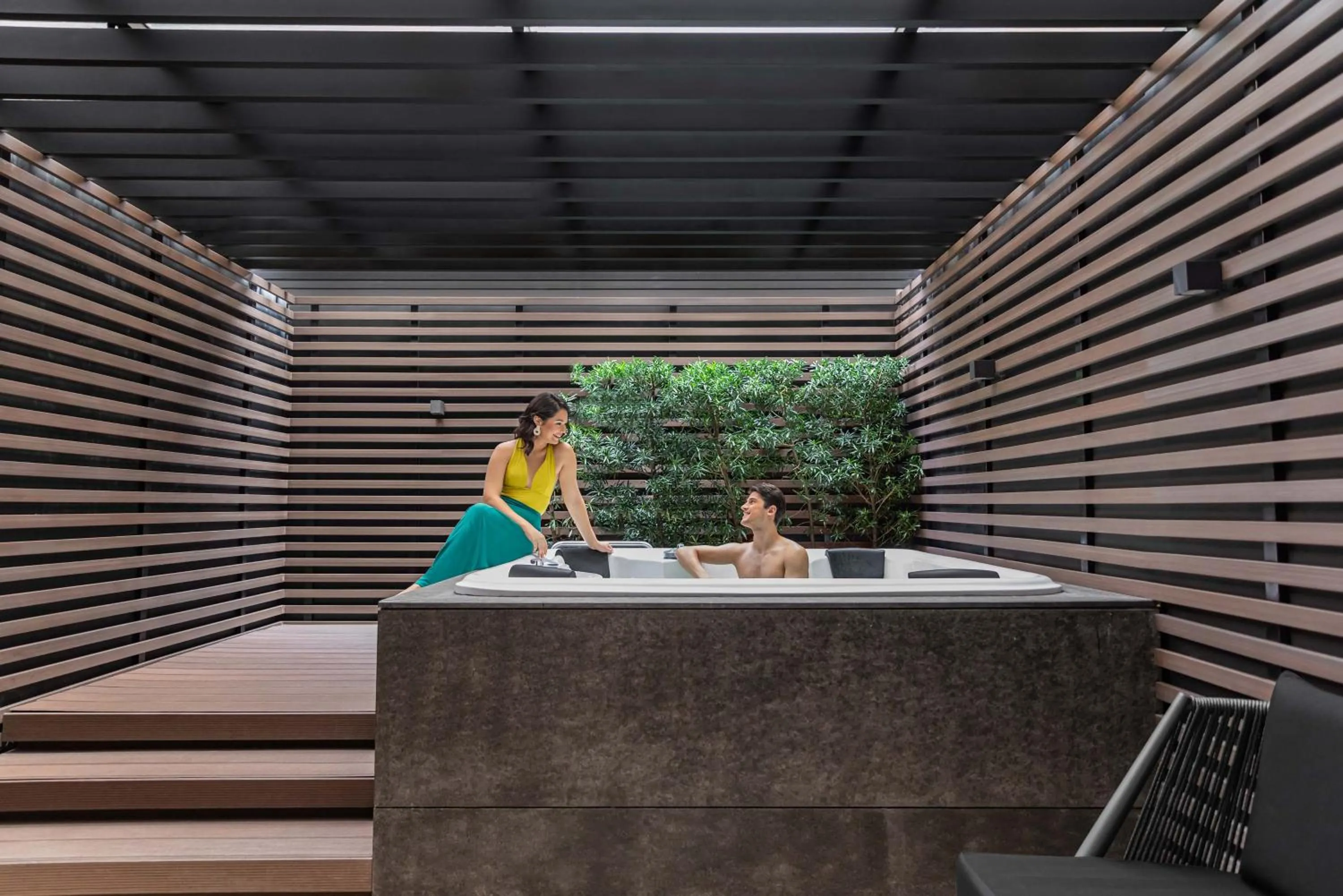 Guests in Sheraton Manila Hotel at Newport World Resorts