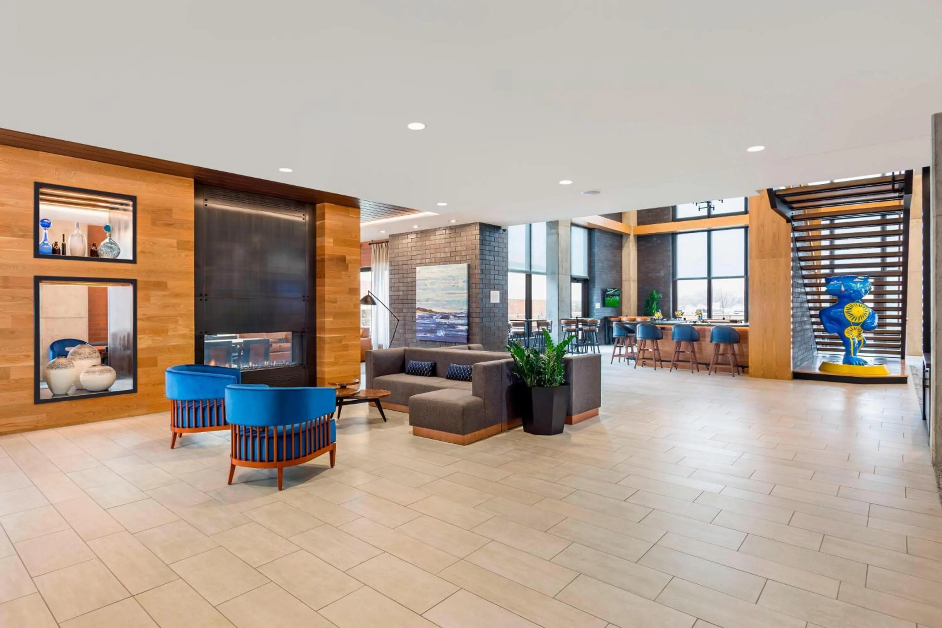 Lobby or reception in SpringHill Suites Madison