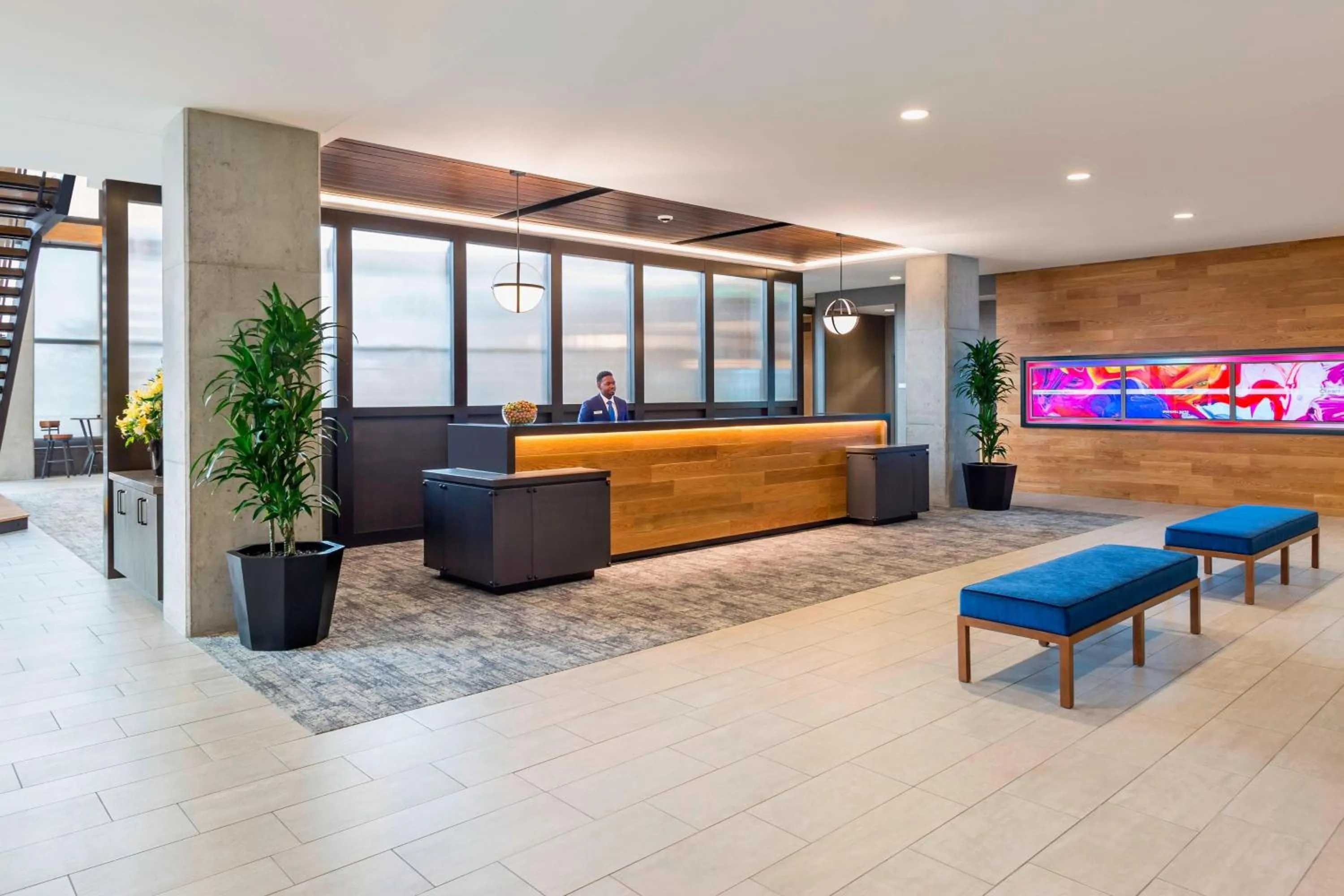 Lobby or reception in SpringHill Suites Madison