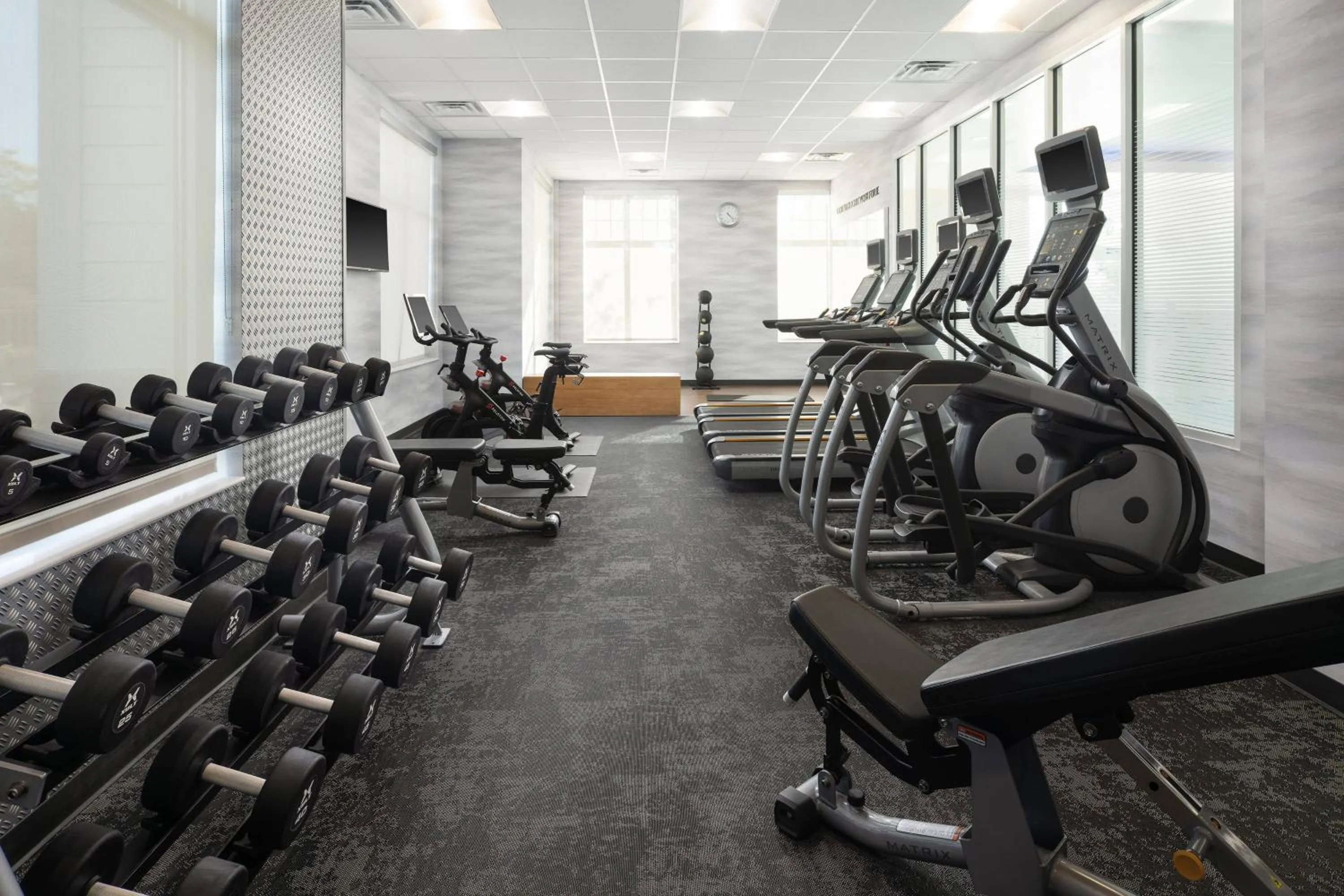 Fitness centre/facilities in Fairfield Inn & Suites by Marriott South Kingstown Newport Area