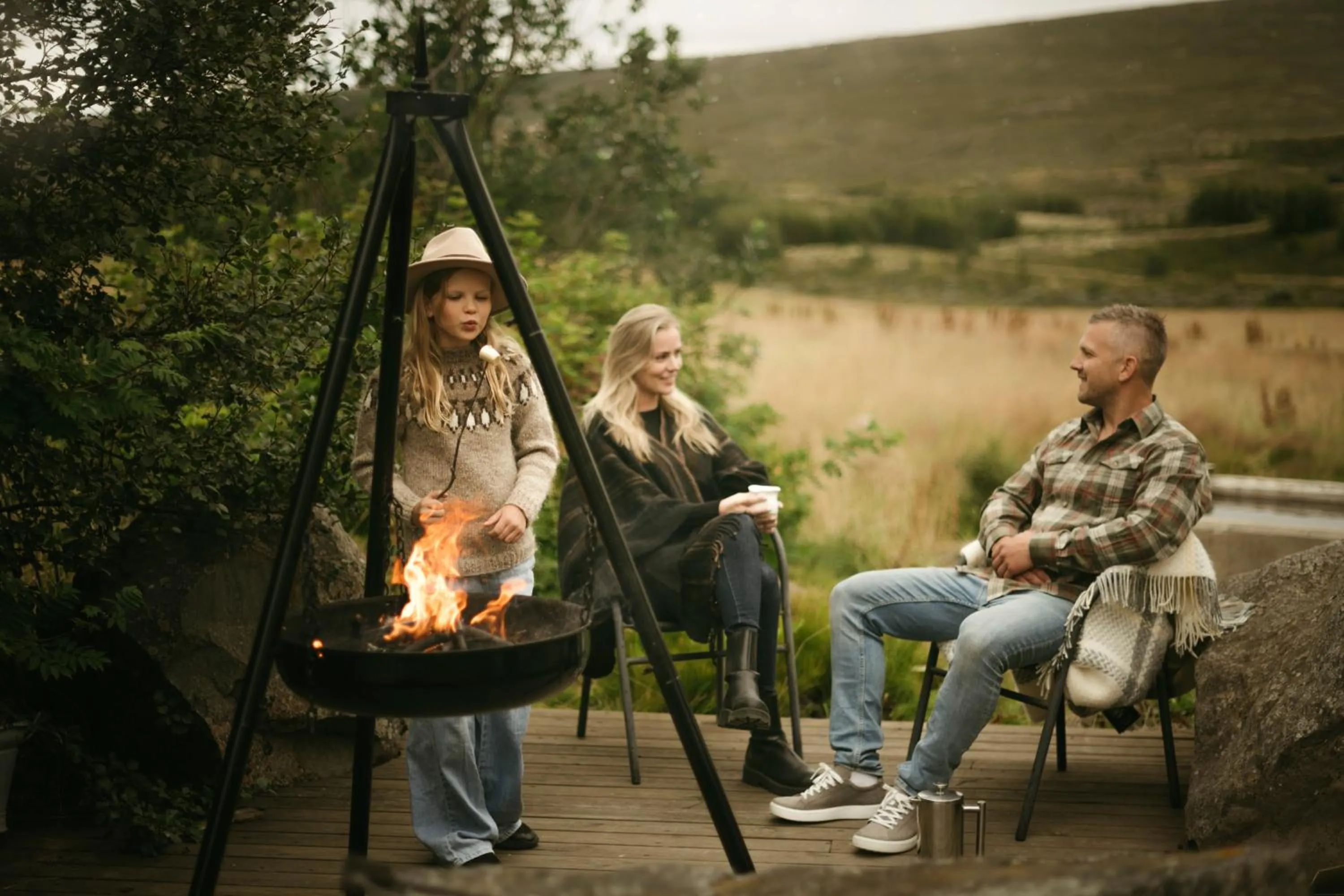 People in Aurora Farm Hotel