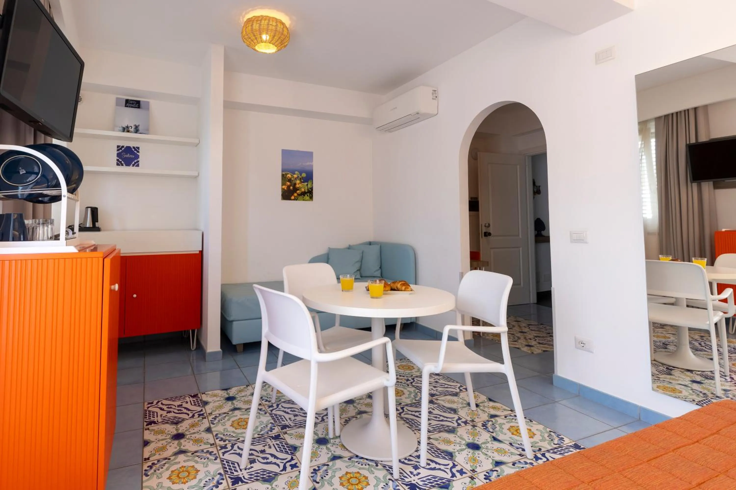 Kitchen or kitchenette in B&B Il Castello