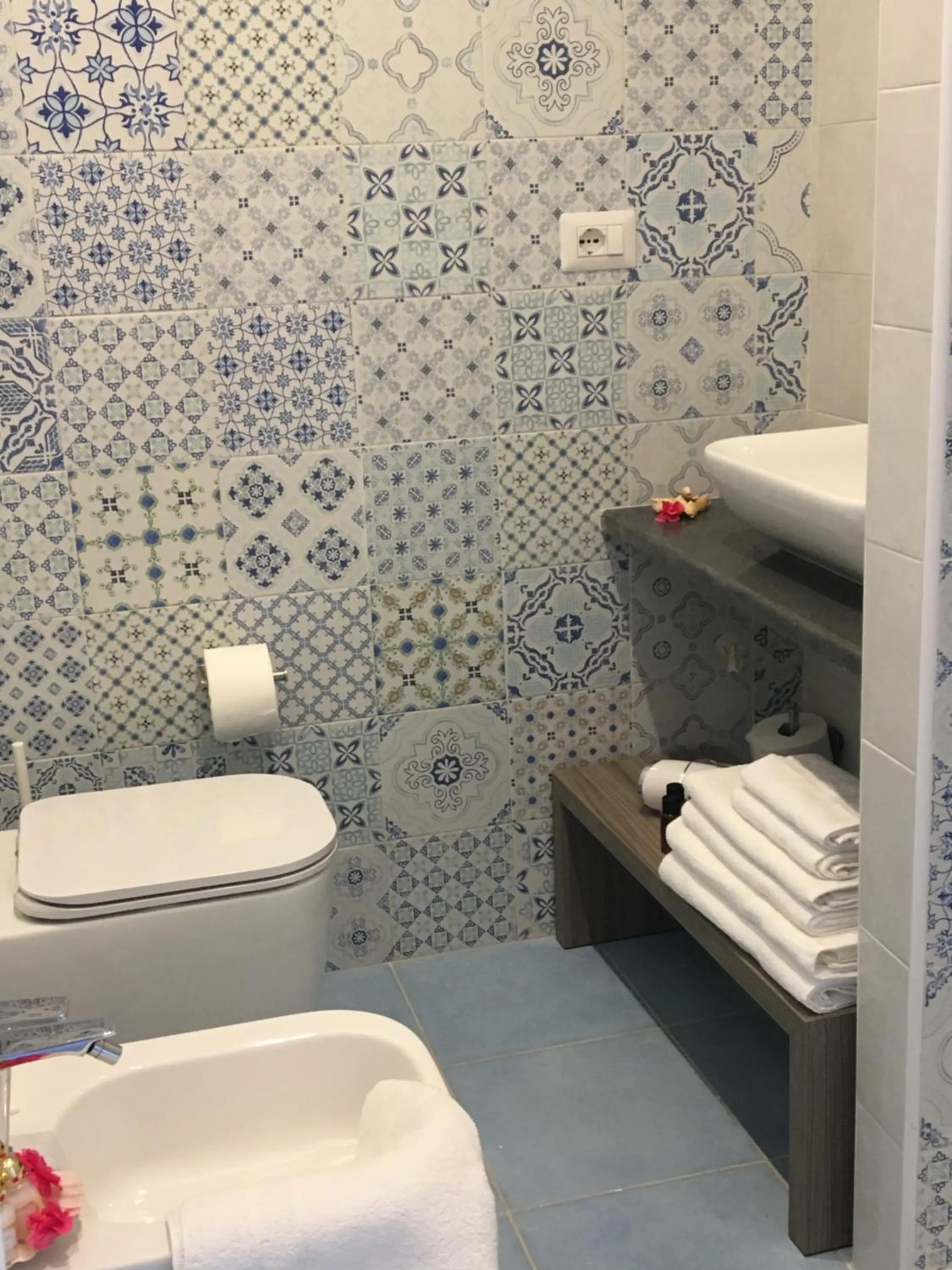 Shower in B&B Il Castello