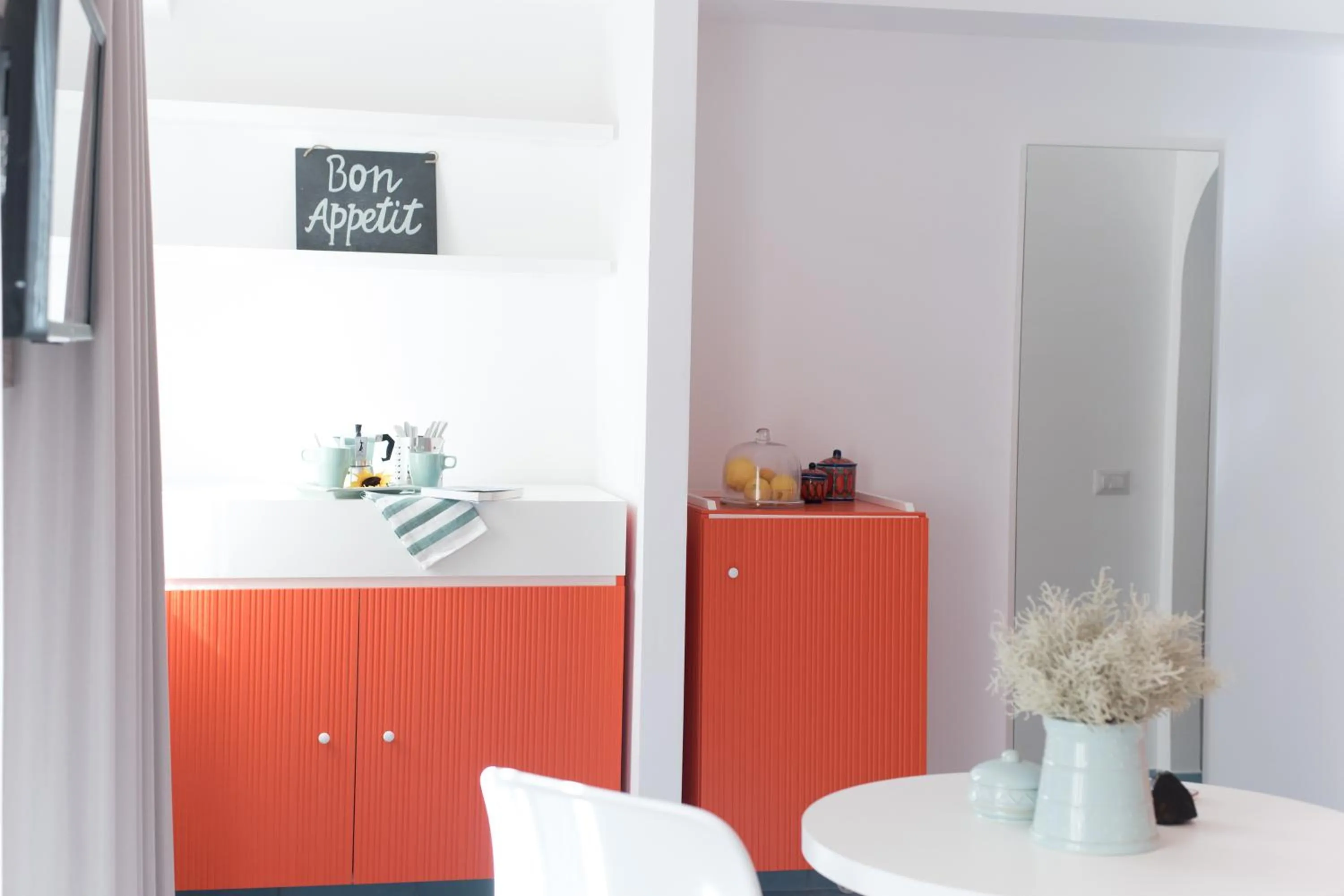 Kitchen or kitchenette in B&B Il Castello