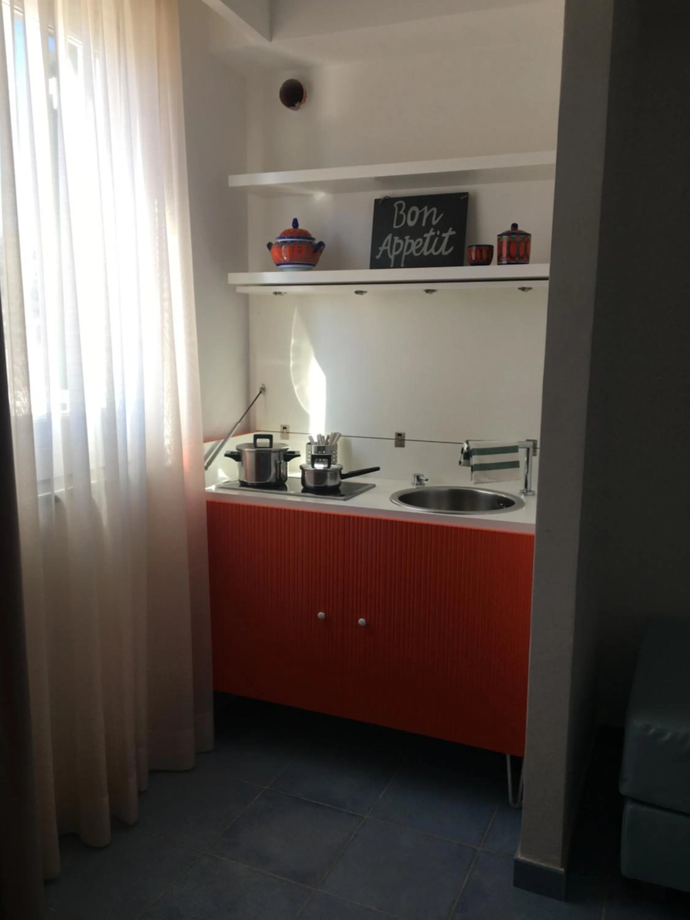 Kitchen or kitchenette in B&B Il Castello