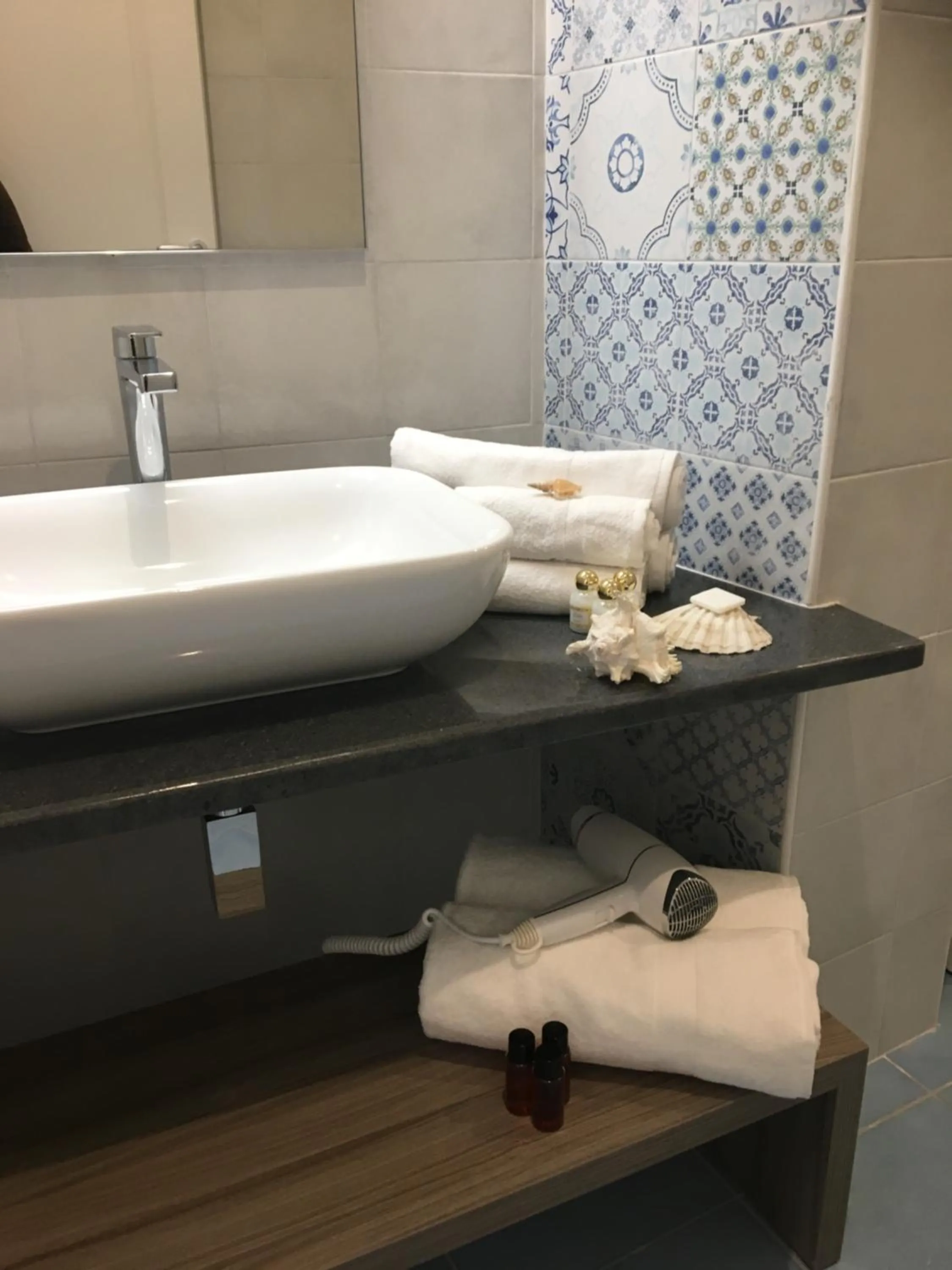 Shower in B&B Il Castello