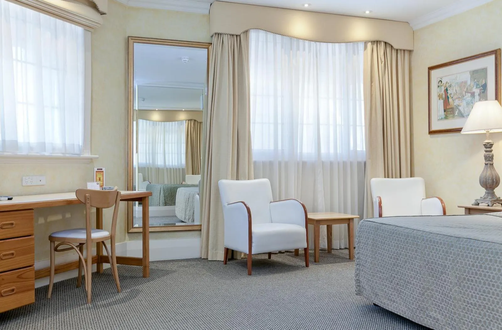 Seating area in European Hotel