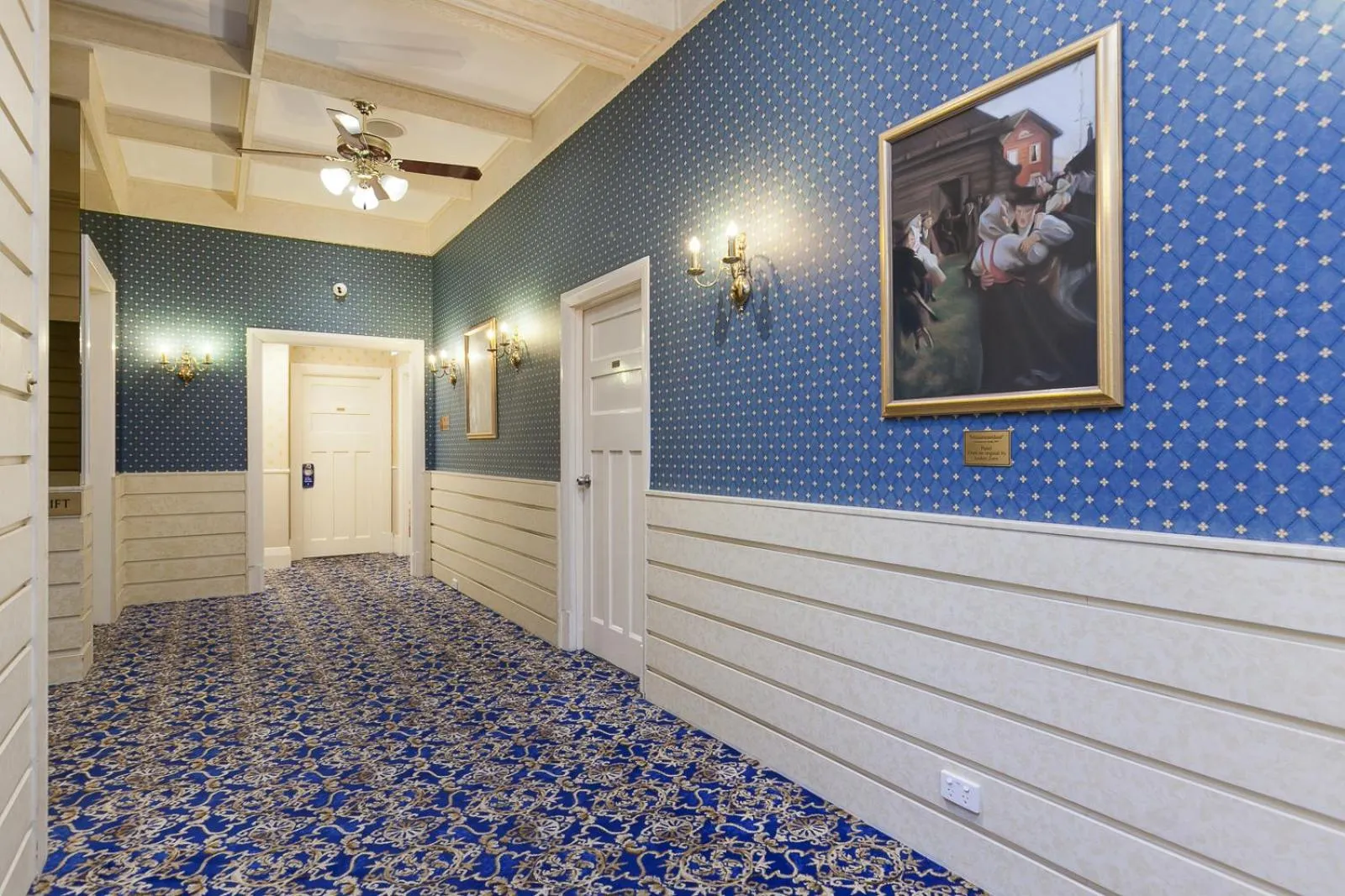 Lobby or reception in European Hotel