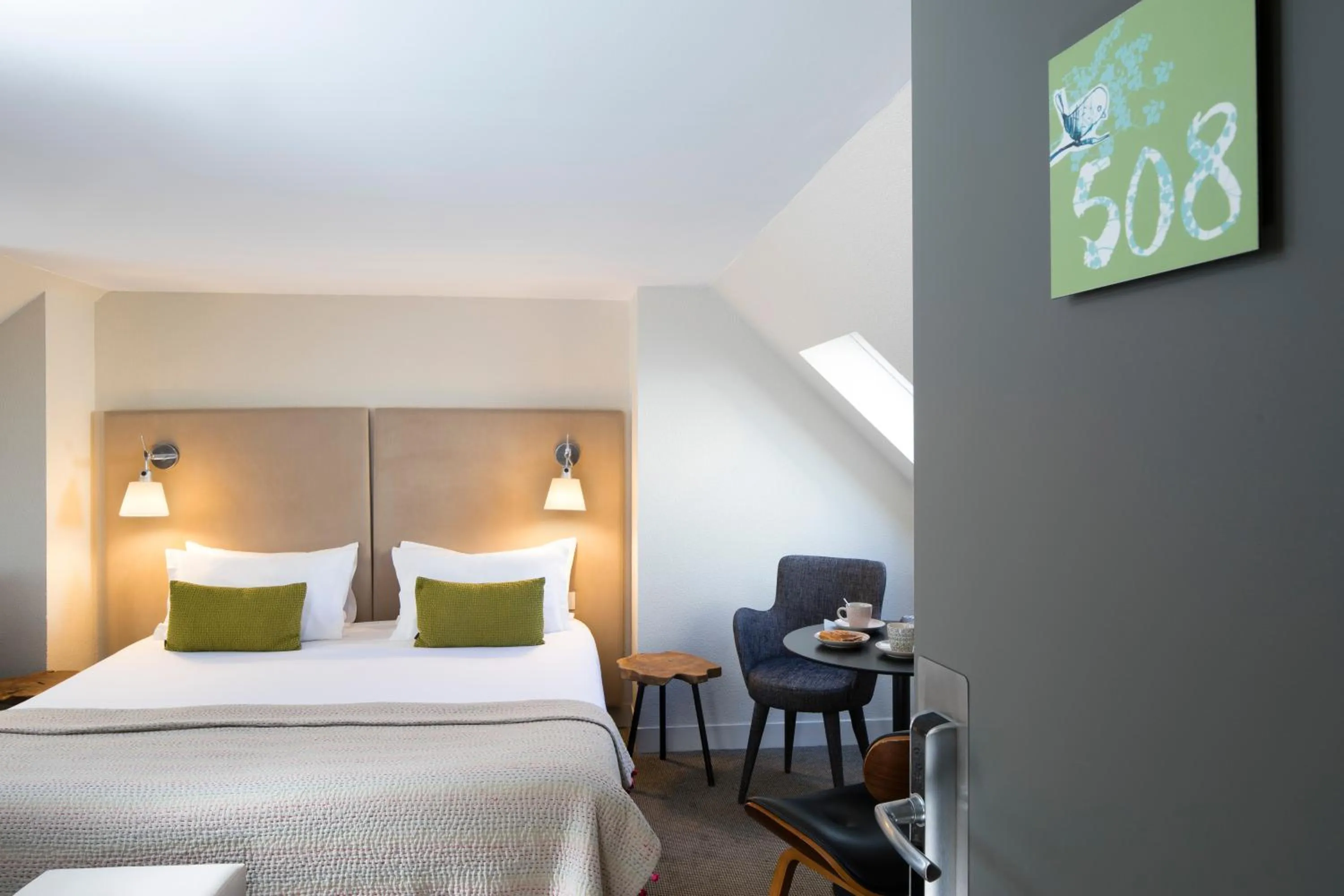 Bedroom, Bed in Hotel d'Espagne