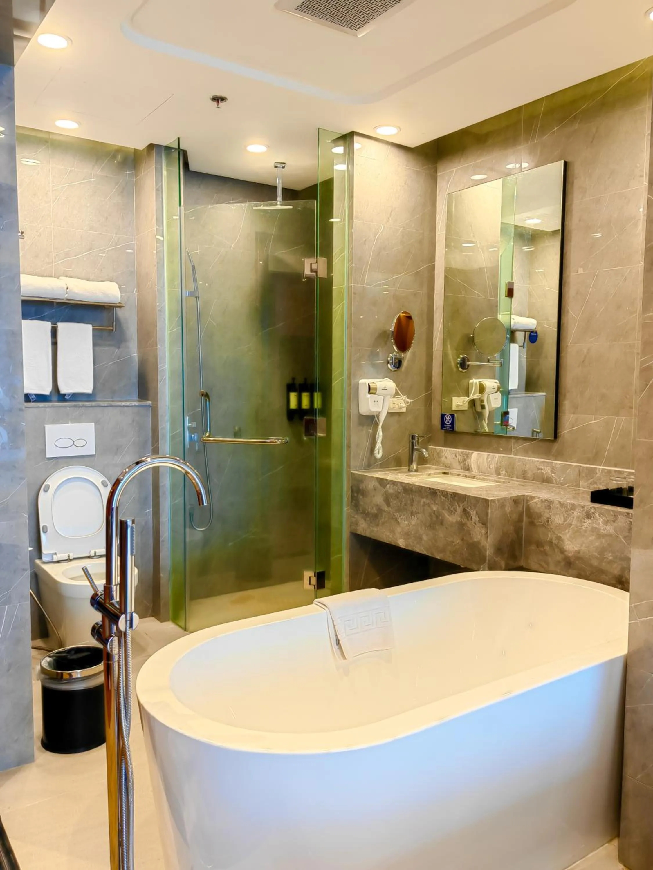 Shower in Best Western Plus Metro Clark